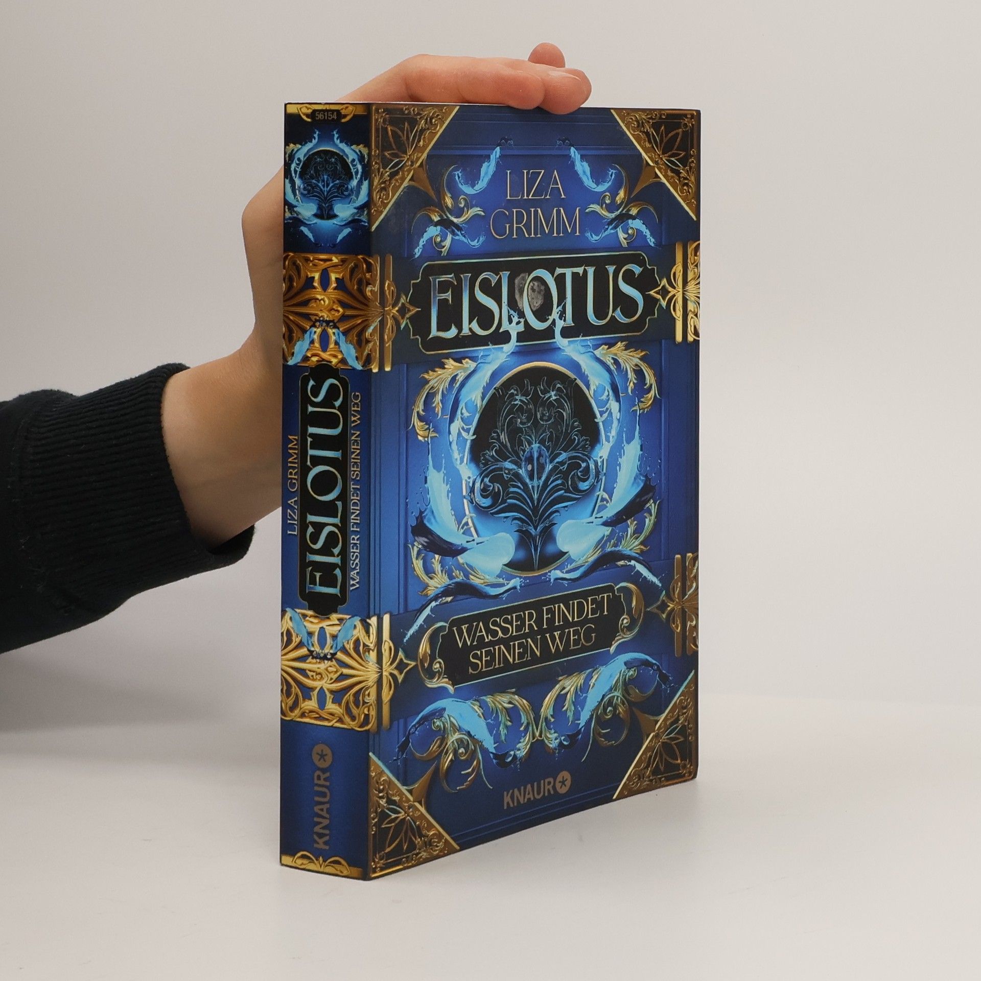 Eislotus. Wasser findet seinen Weg