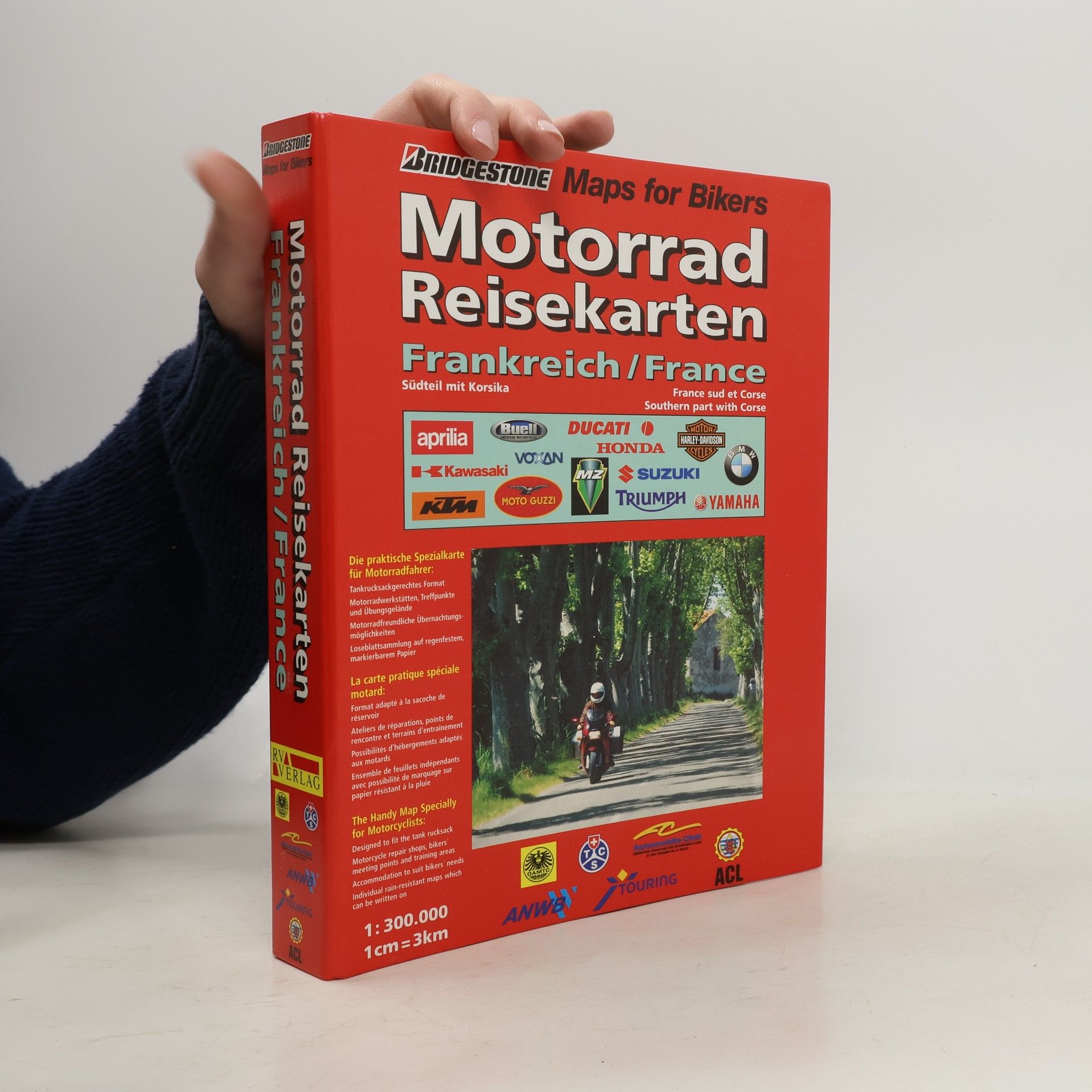 Autorenkollektiv RV Motorrad Reisekarte Frankreich Süd mit Korsika