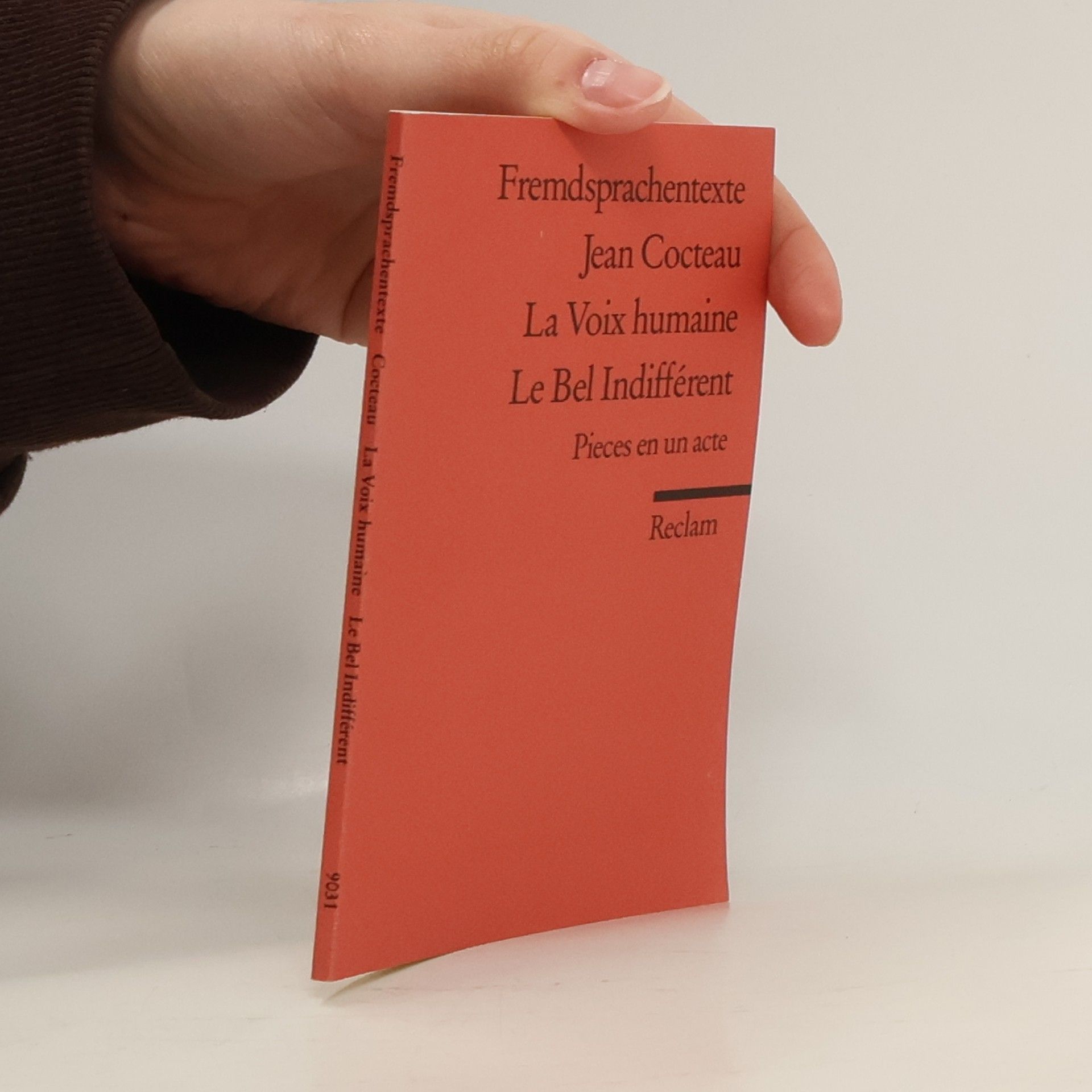 Jean Cocteau La Voix humaine. Le Bel Indifferent