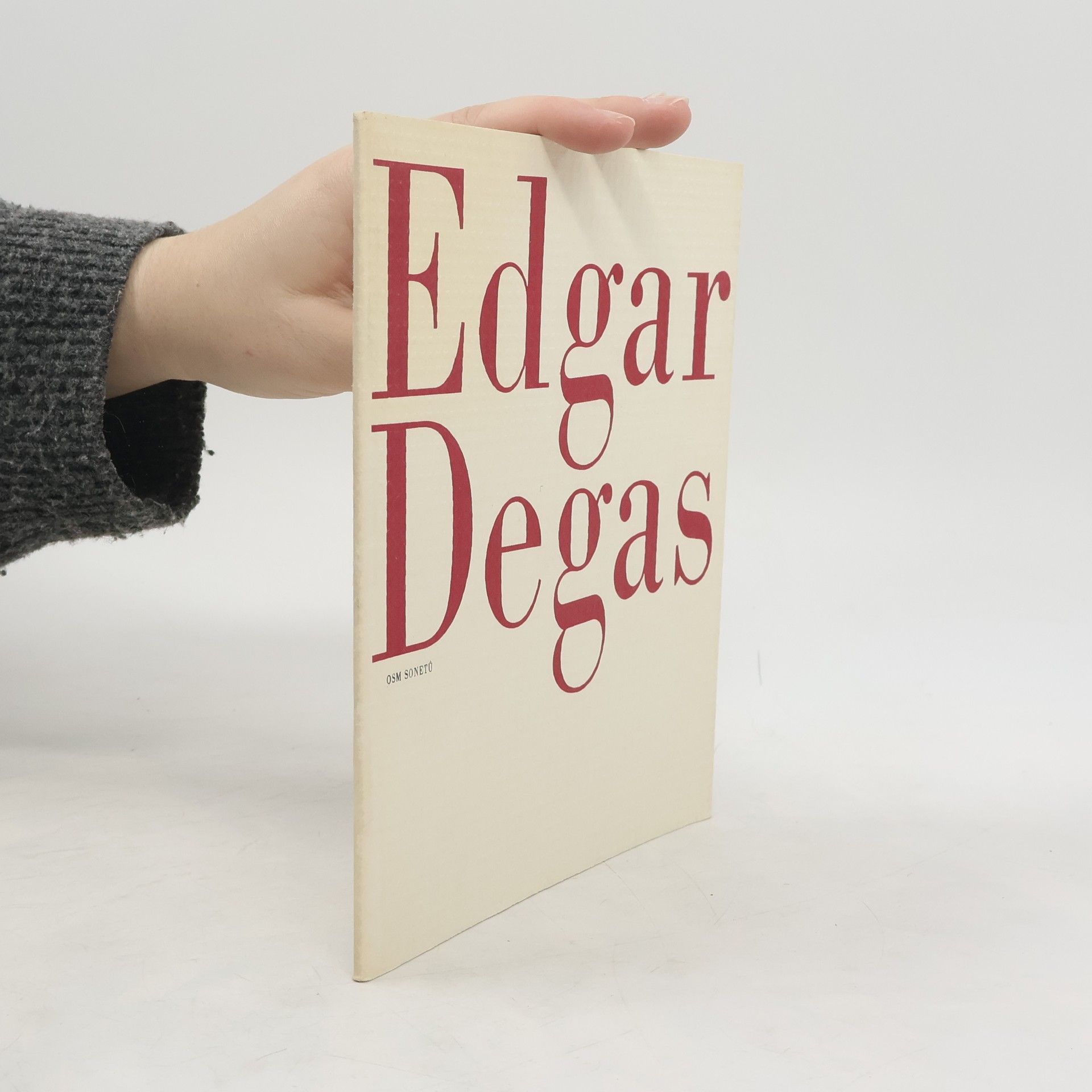 Edgar Degas Osm sonetů
