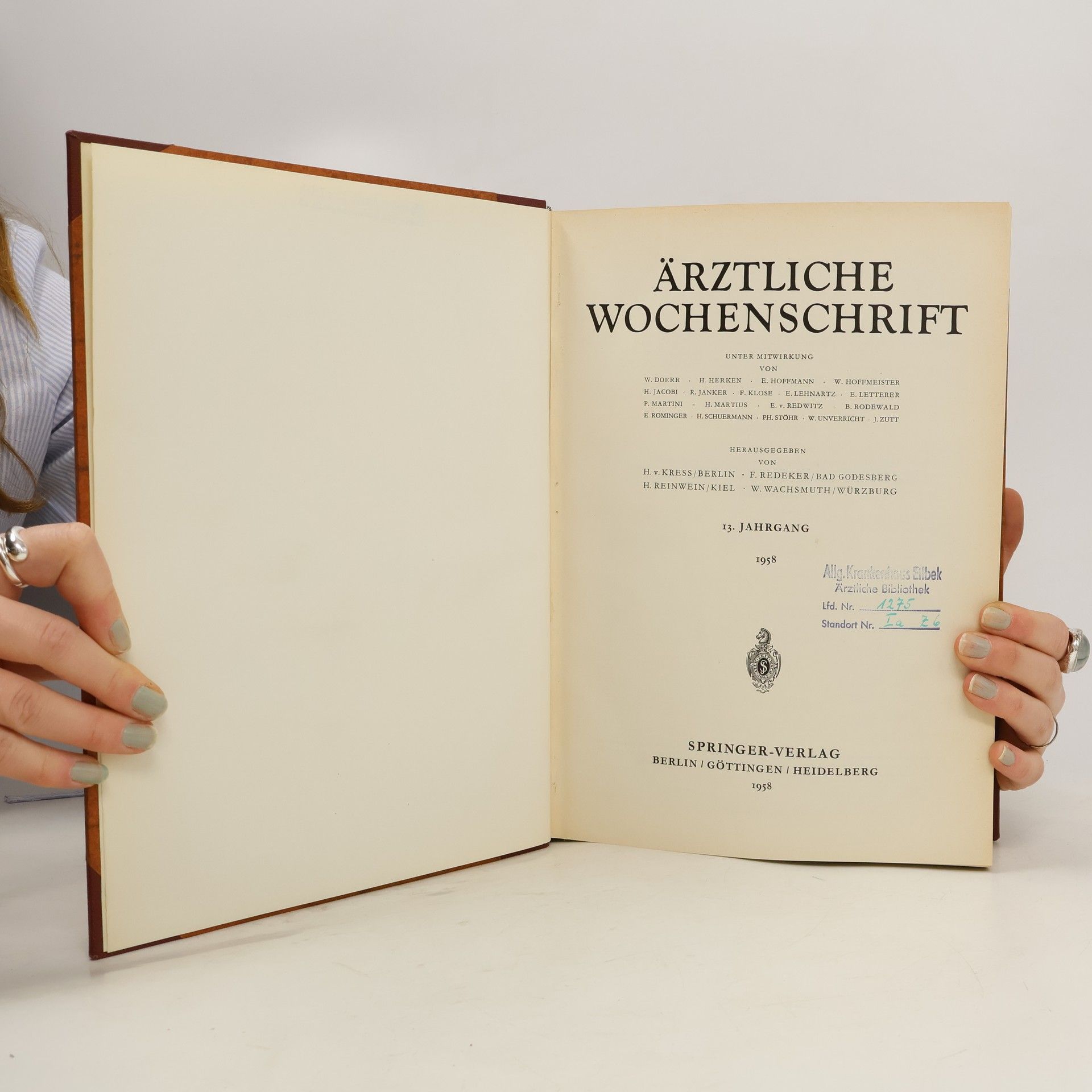 Autorenkollektiv Ärztliche Wochenschrift