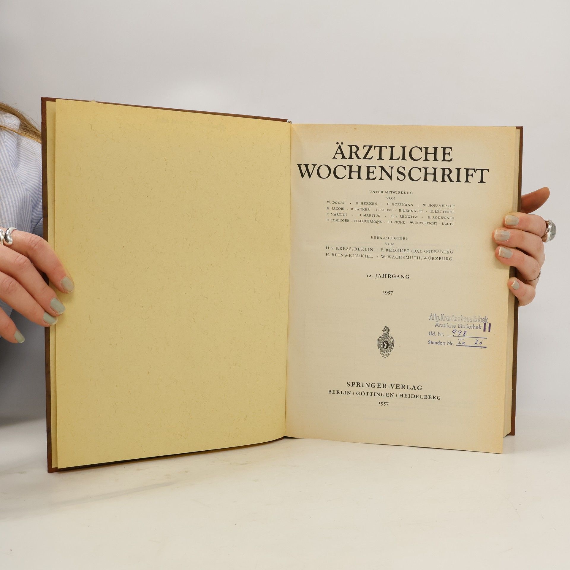 Autorenkollektiv Ärztliche Wochenschrift