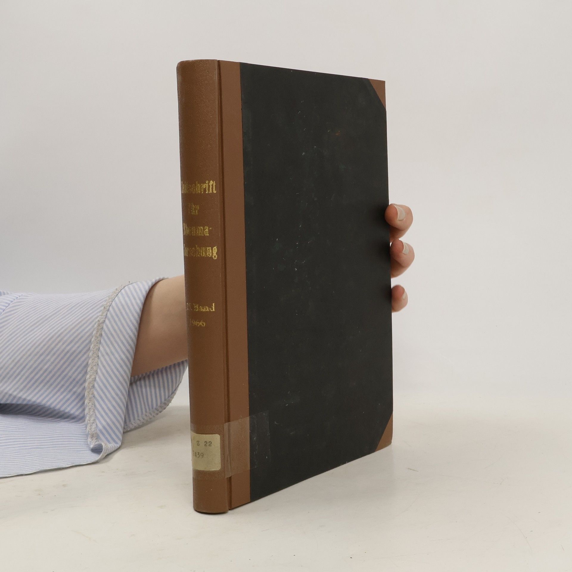 Various authors Zeitschrift fur rheumaforschung band 25