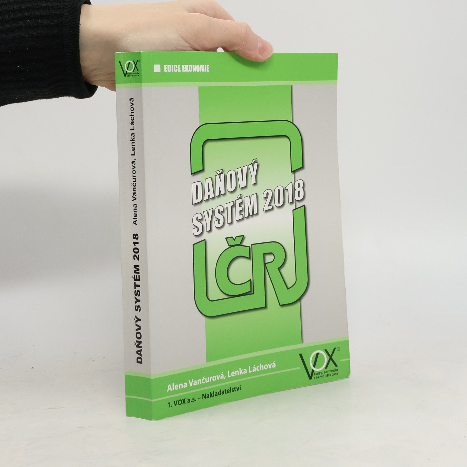 Alena Vančurová Daňový systém ČR 2018