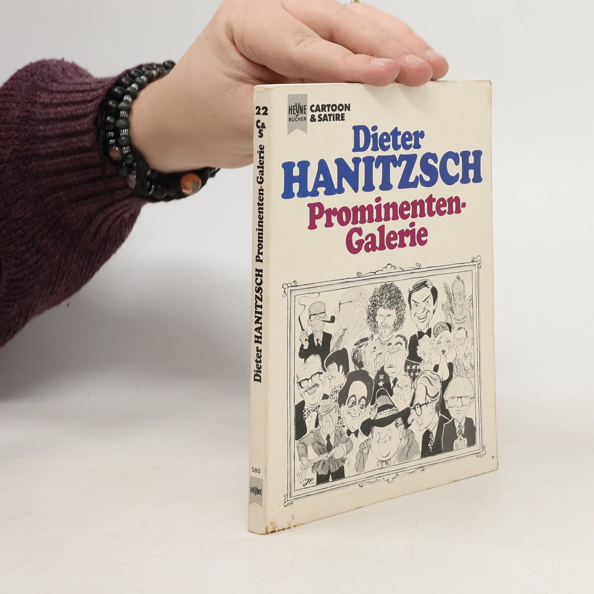Dieter Hanitzsch Cartoon Bücher & Satire - 22: Prominentengalerie