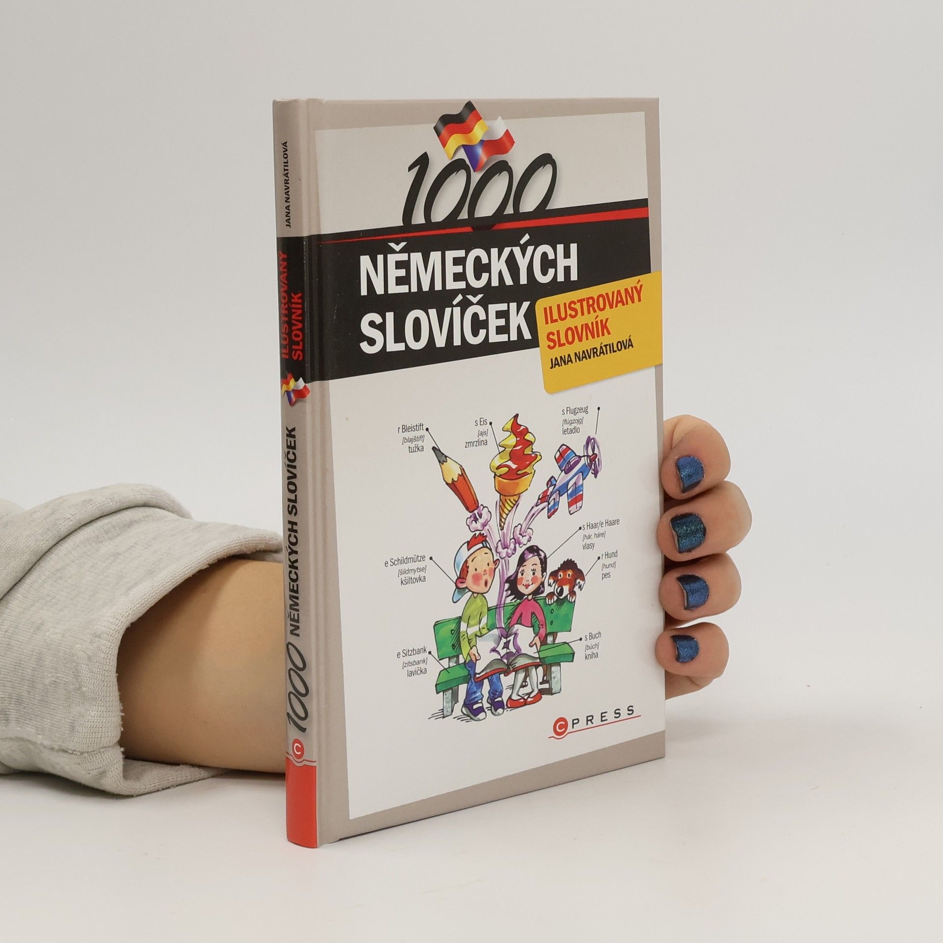 Jana Navrátilová 1000 německých slovíček : ilustrovaný slovník