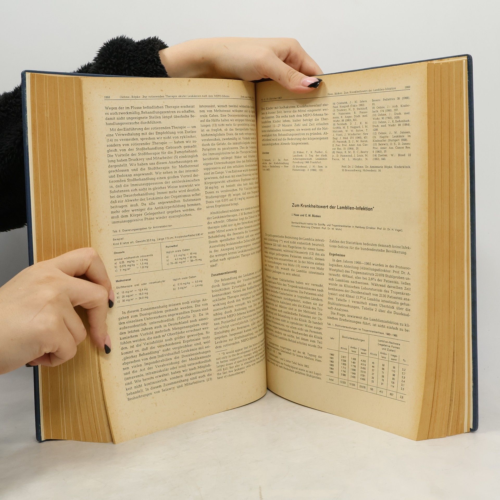 kolektiv Deutsche Medizinische Wochenschrift, 92. Jahrgang