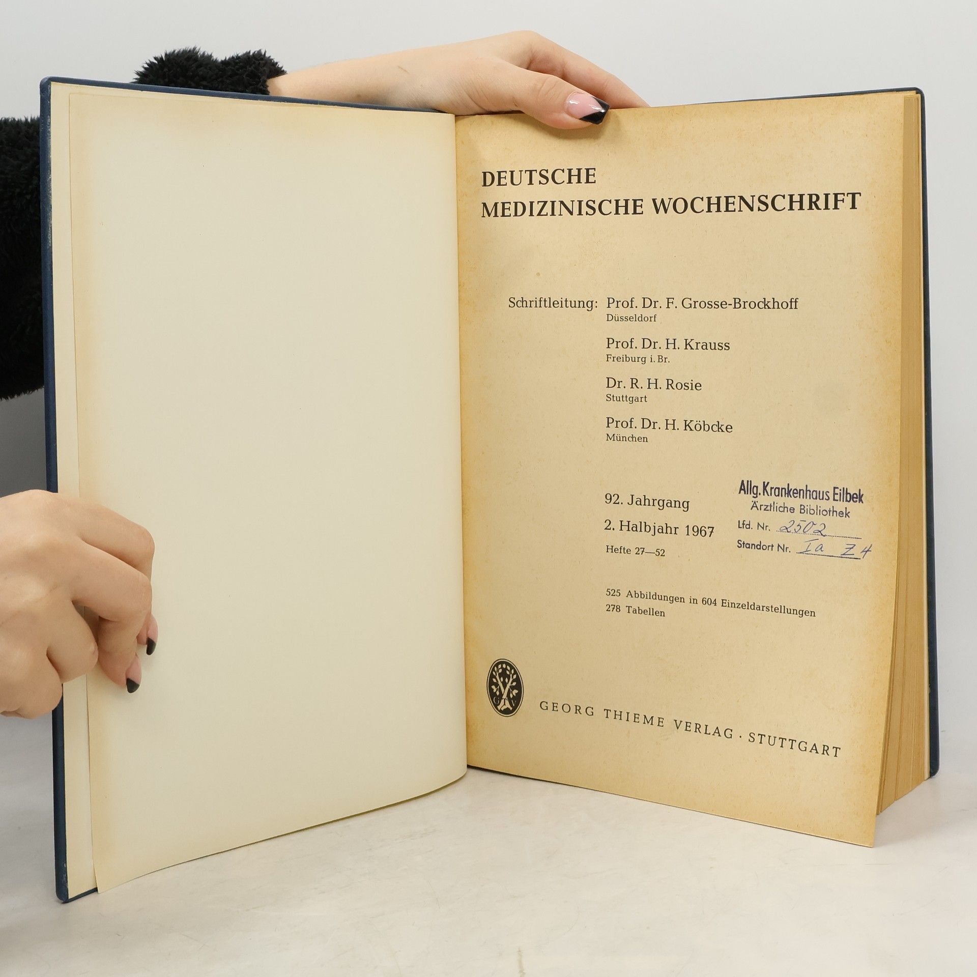 kolektiv Deutsche Medizinische Wochenschrift, 92. Jahrgang