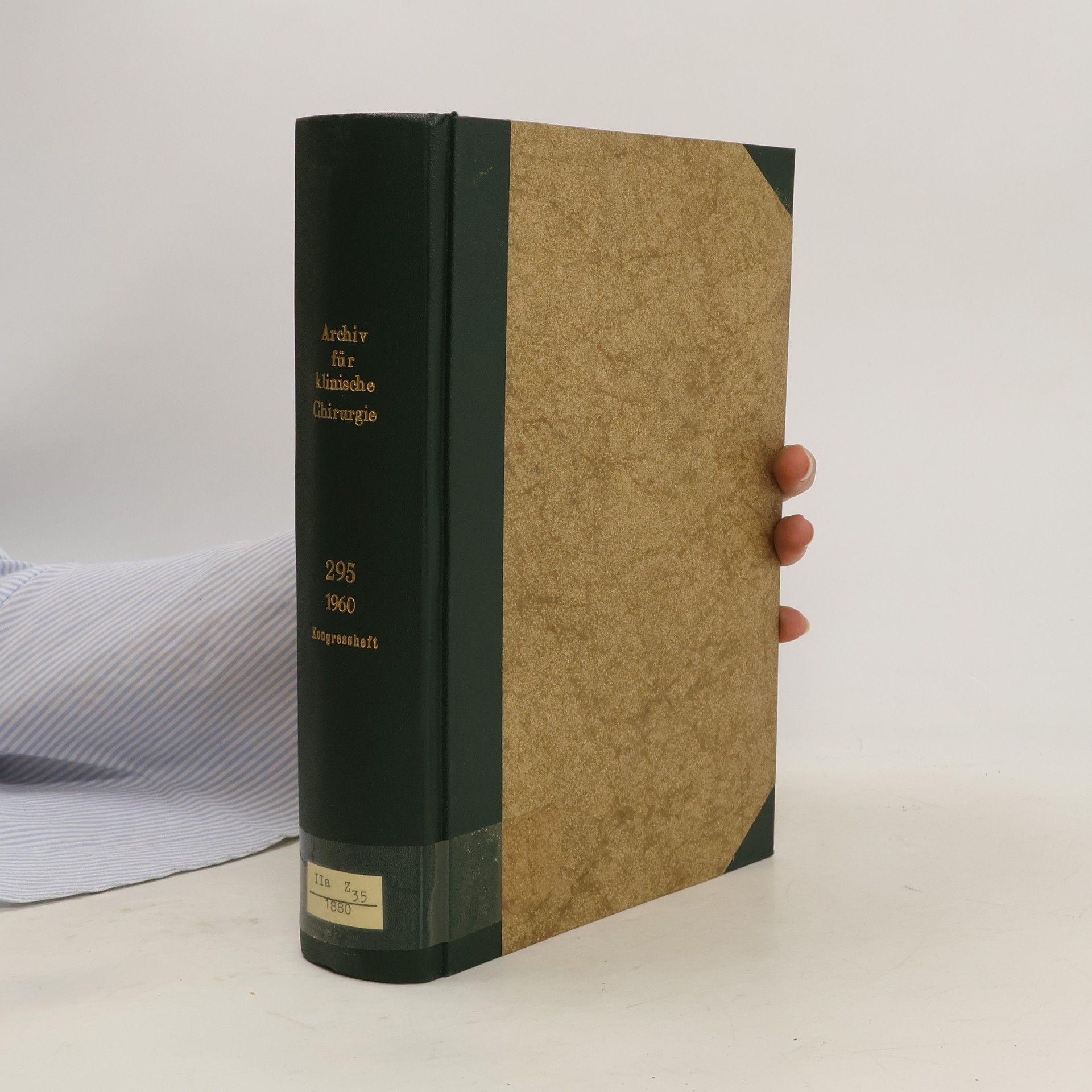 Autorenkollektiv Archiv für klinische Chirurgie 295