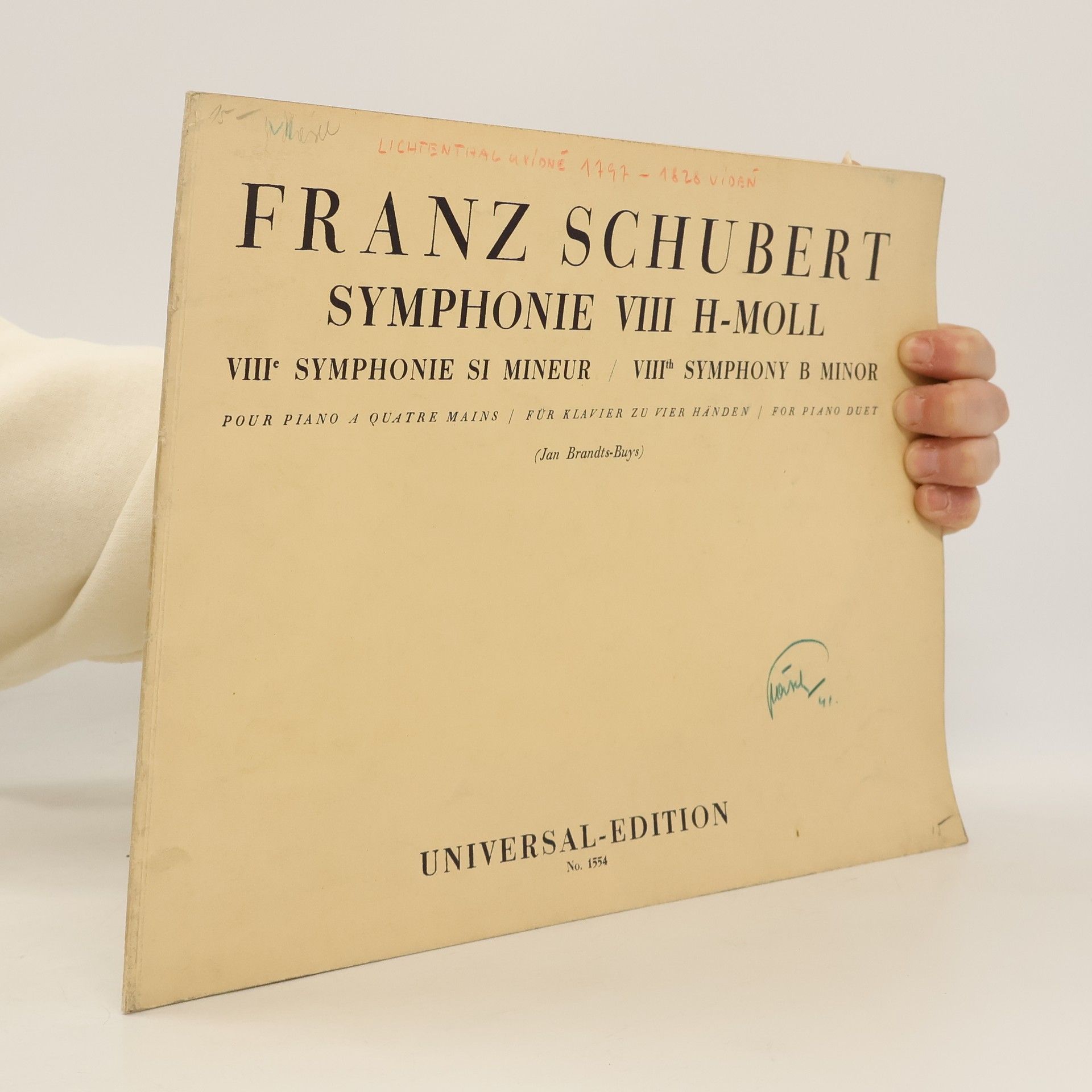 Franz Schubert Symphonie VIII H-Moll