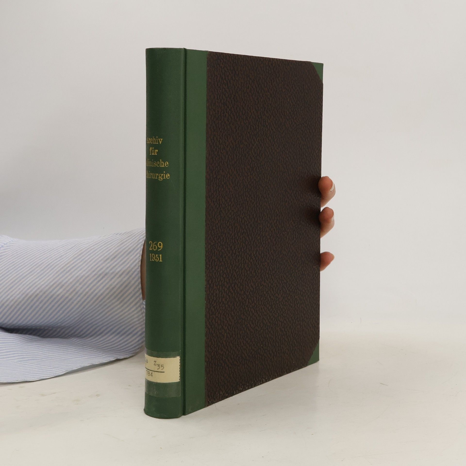 Autorenkollektiv Archiv für klinische Chirurgie 269