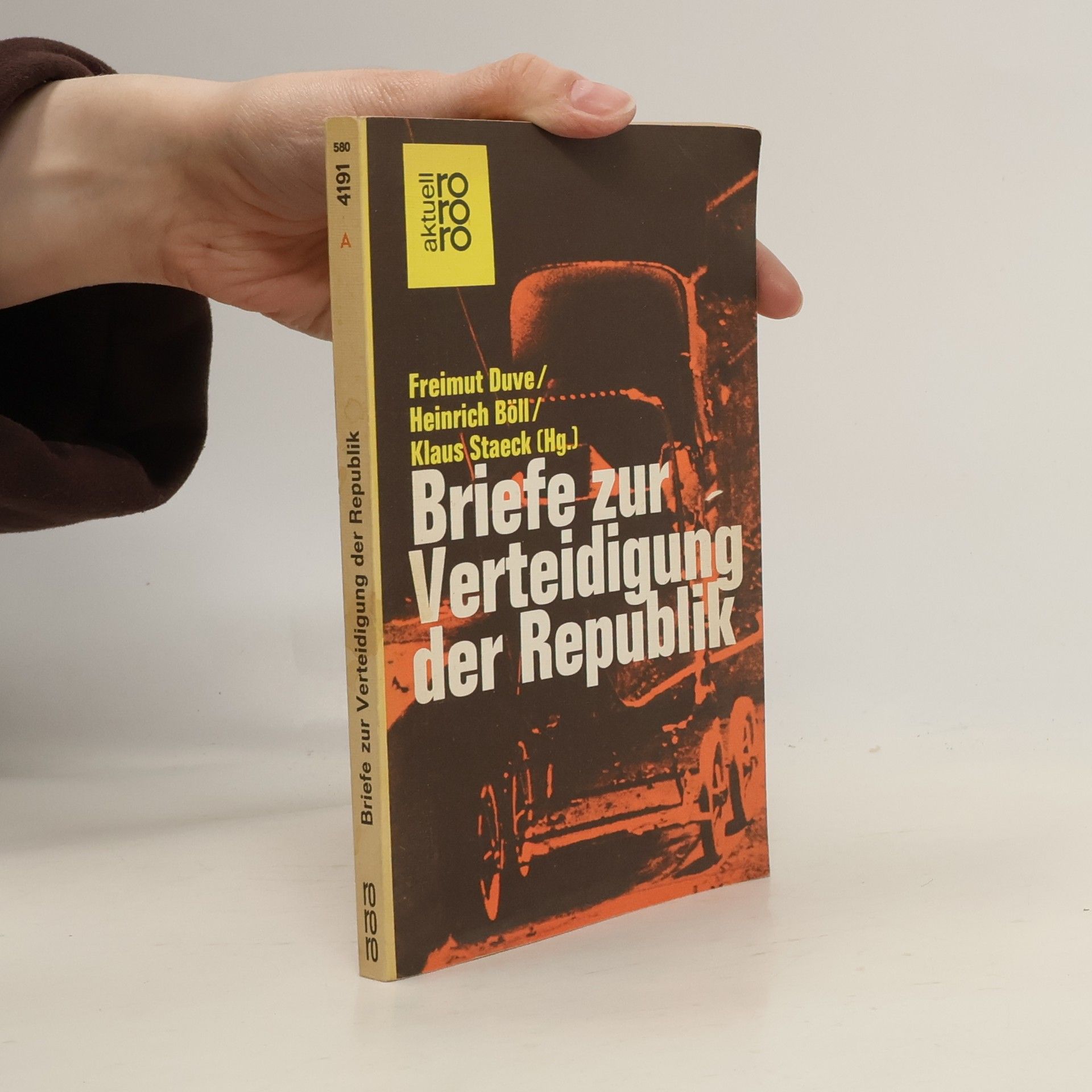 Freimut Duve Briefe zur Verteidigung der Republik