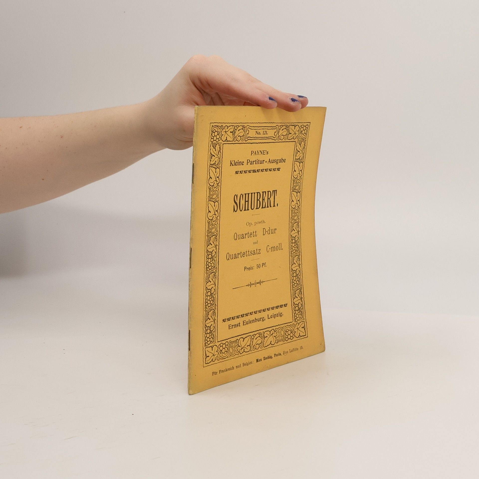 Franz Schubert Quartett D-dur und Quartettsatz C-moll