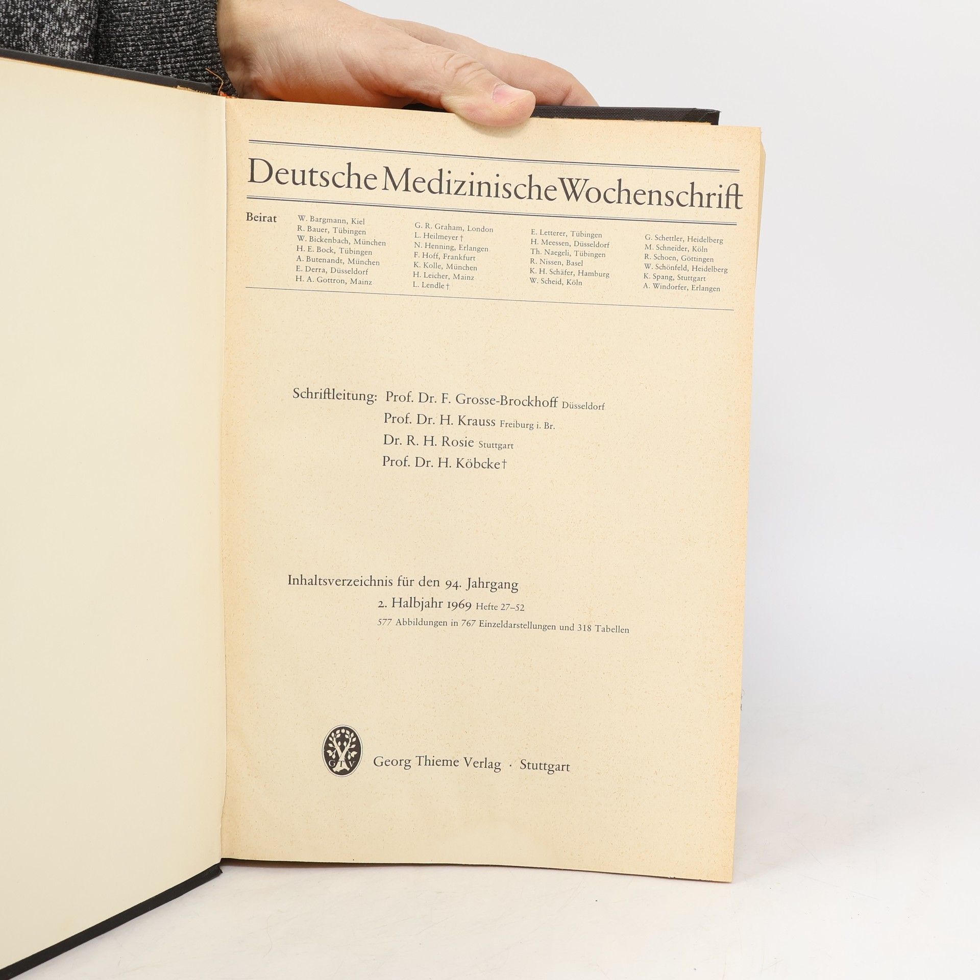 Collectif d'auteurs Deutsche Medizinische Wochenschrift 94