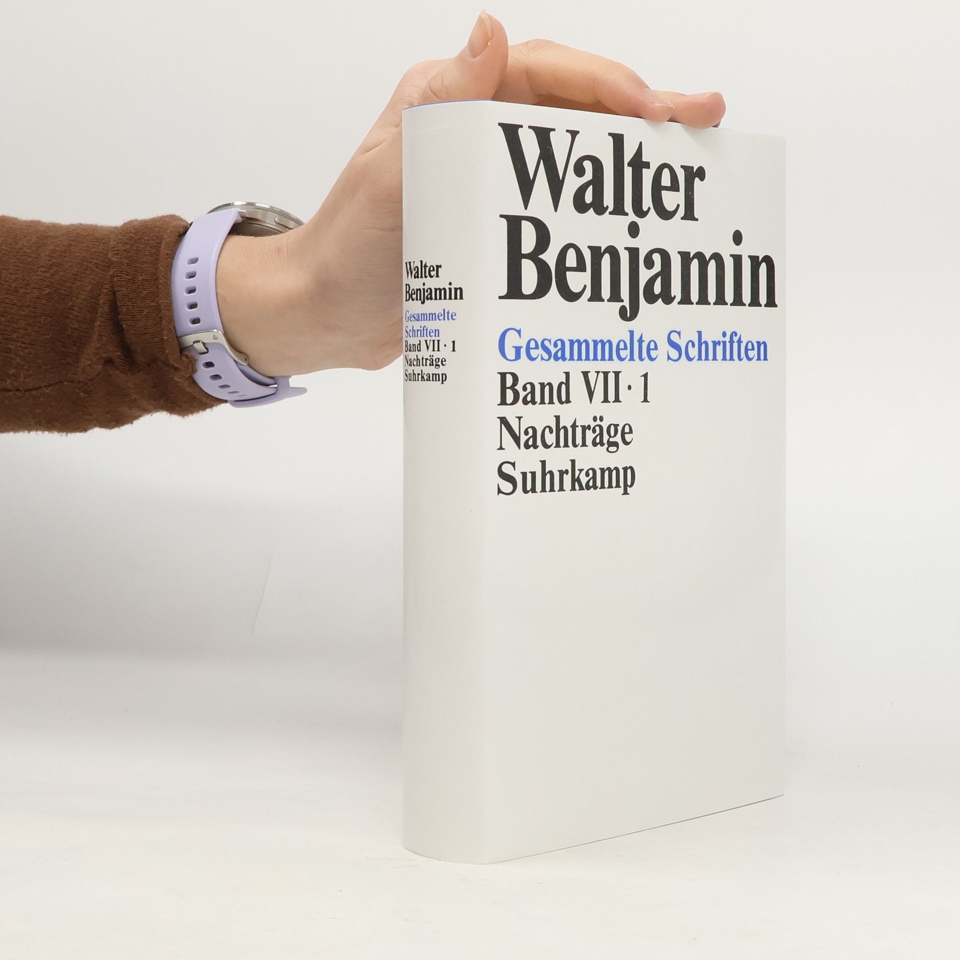 Walter Benjamin Gesammelte Schriften VII/1