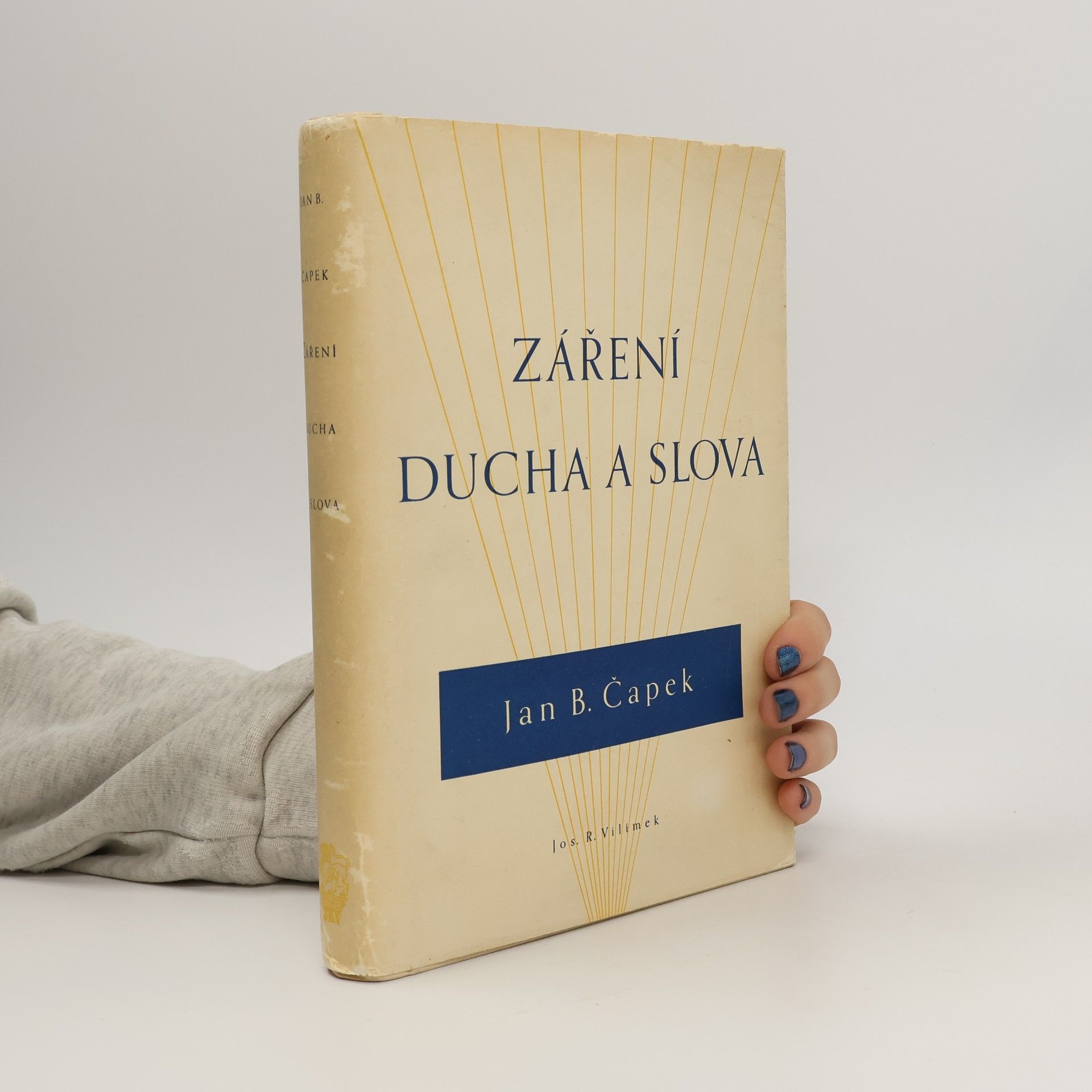 Jan Čapek Záření ducha a slova