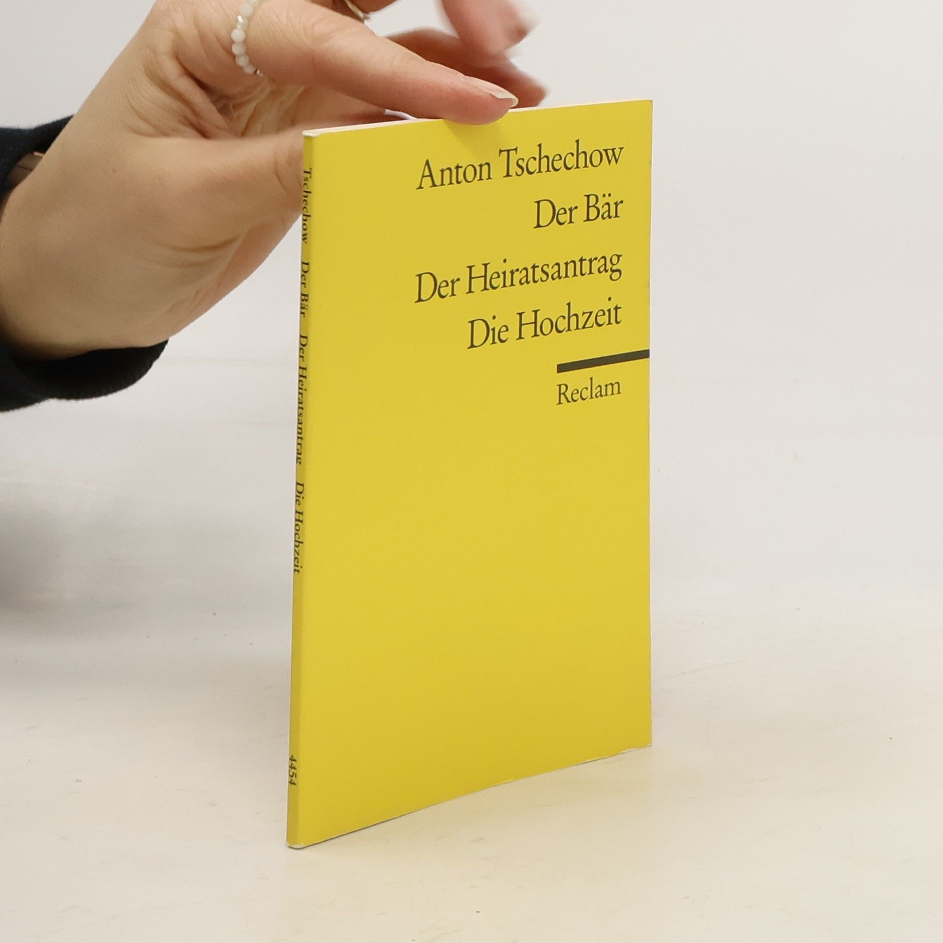 Anton Pavlovič Čechov Der Bär. Der Heiratsantrag. Die Hochzeit
