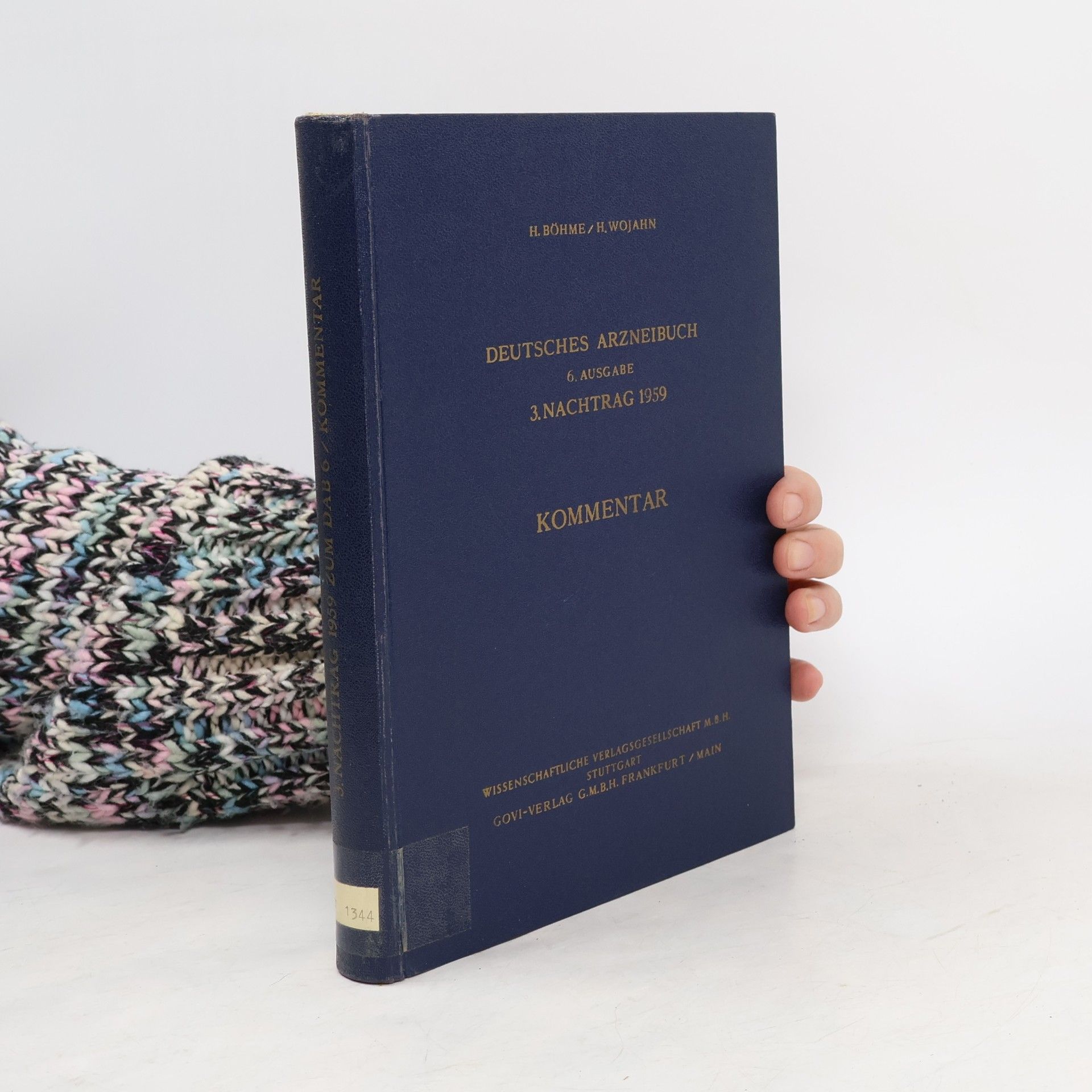 Horst Böhme Deutsches Arzneibuch. Kommentar