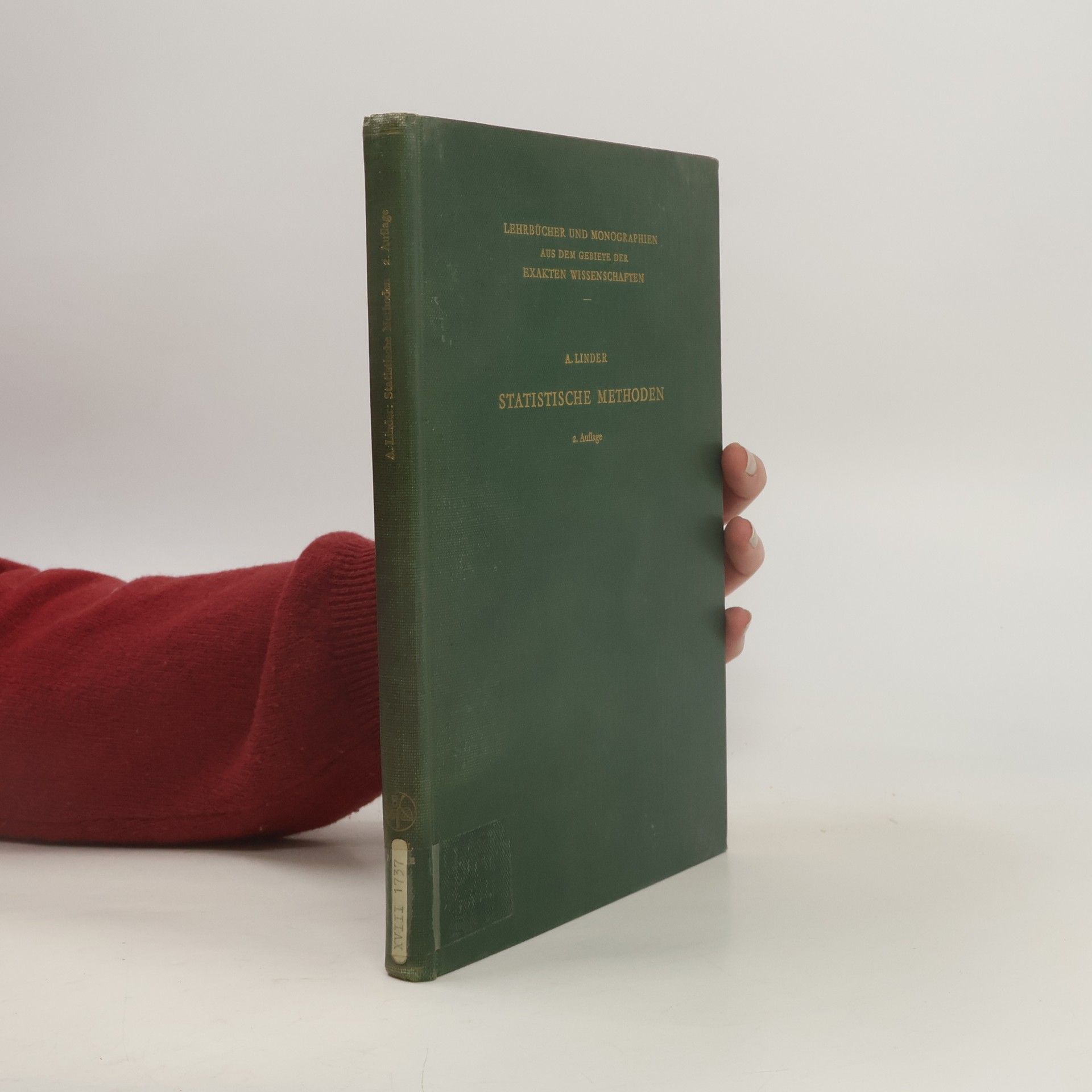 Arthur Linder Statistische Methoden