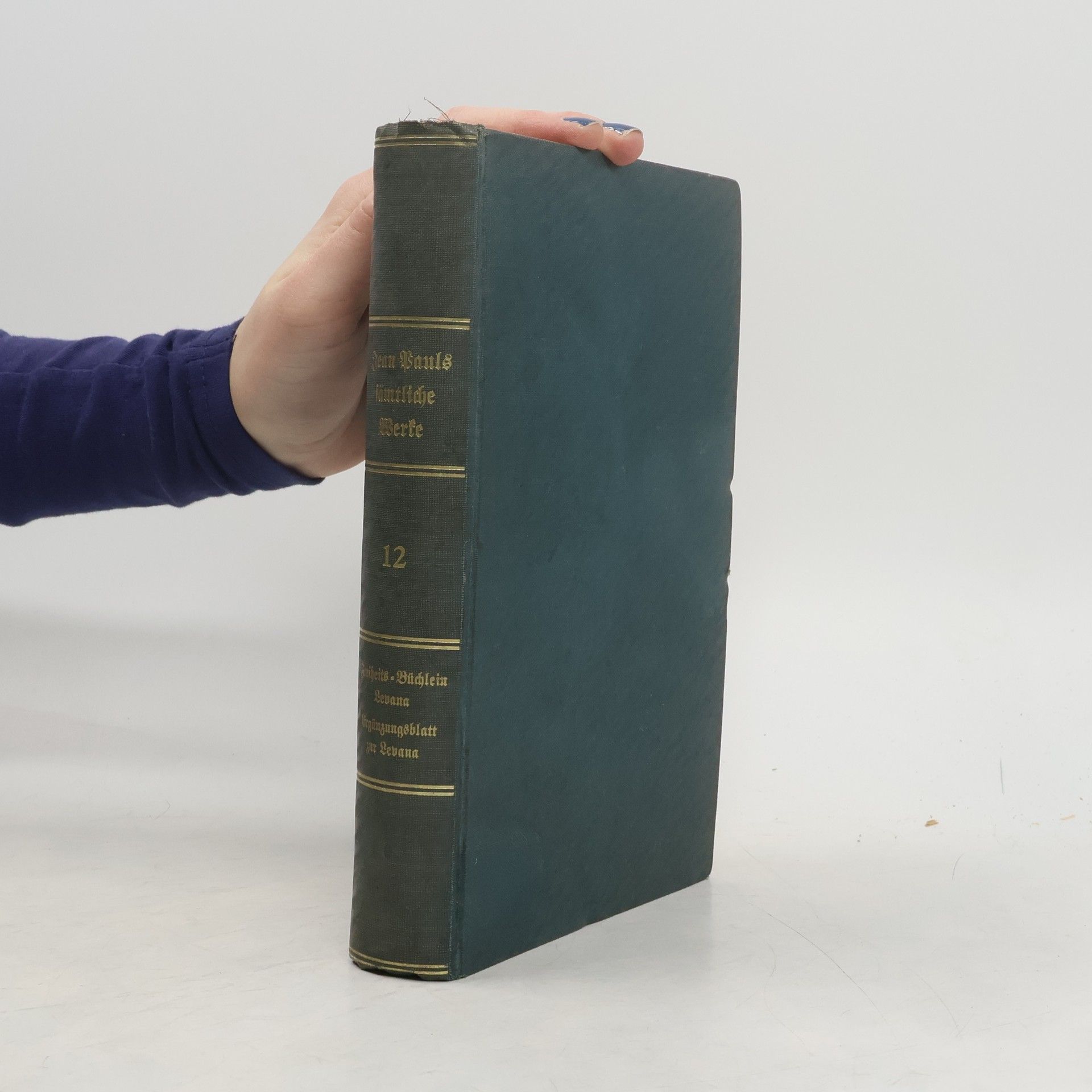 Jean Paul Jean Pauls sämtliche Werke. Band 12
