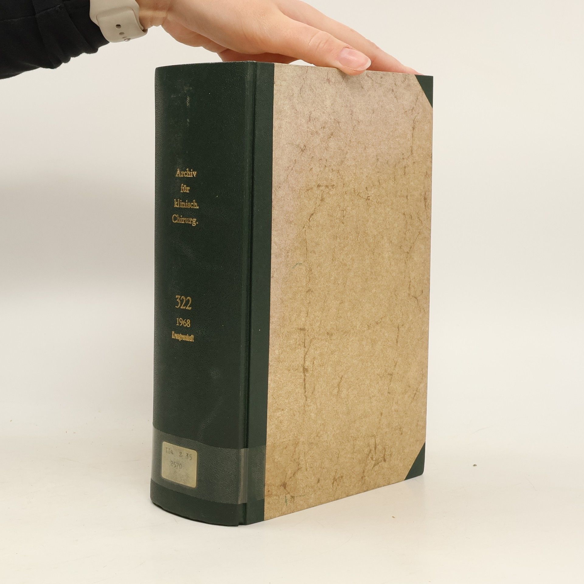 Krankenhaus Eilbek Archiv für klinische Chirurgie 322