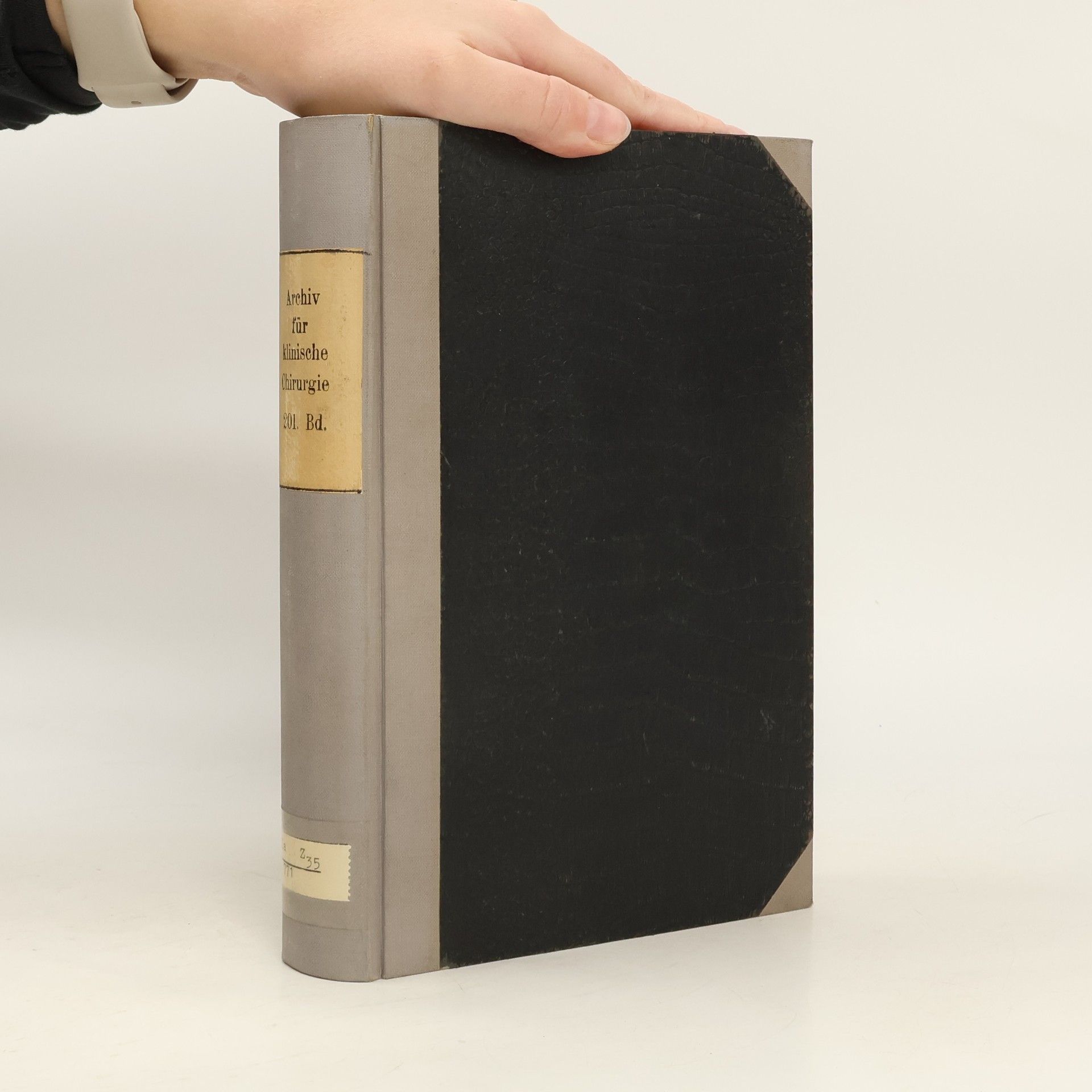 Autorenkollektiv Archiv für klinische Chirurgie 201
