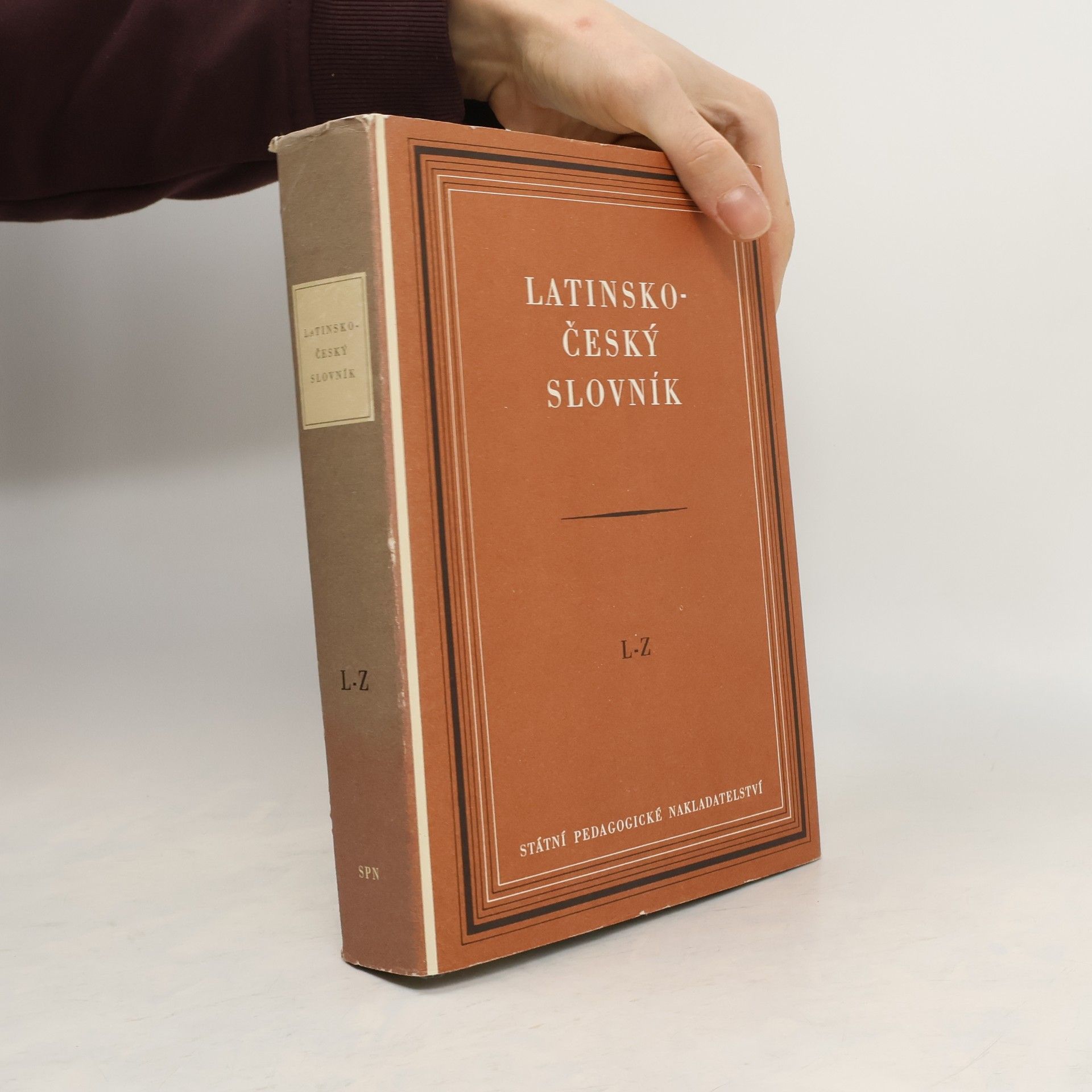 Josef Miroslav Pražák Latinsko-český slovník L-Z