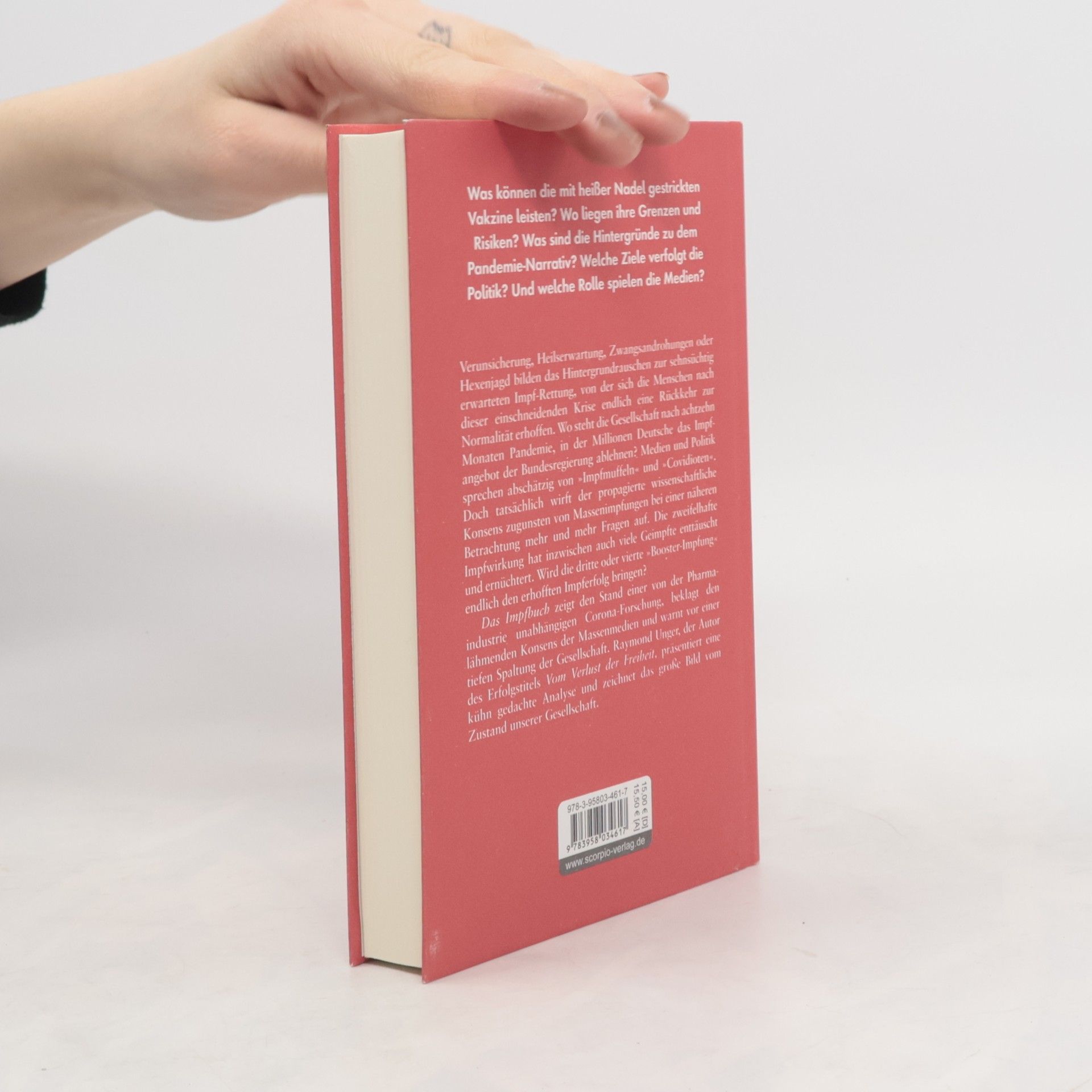 Raymond Unger Das Impfbuch