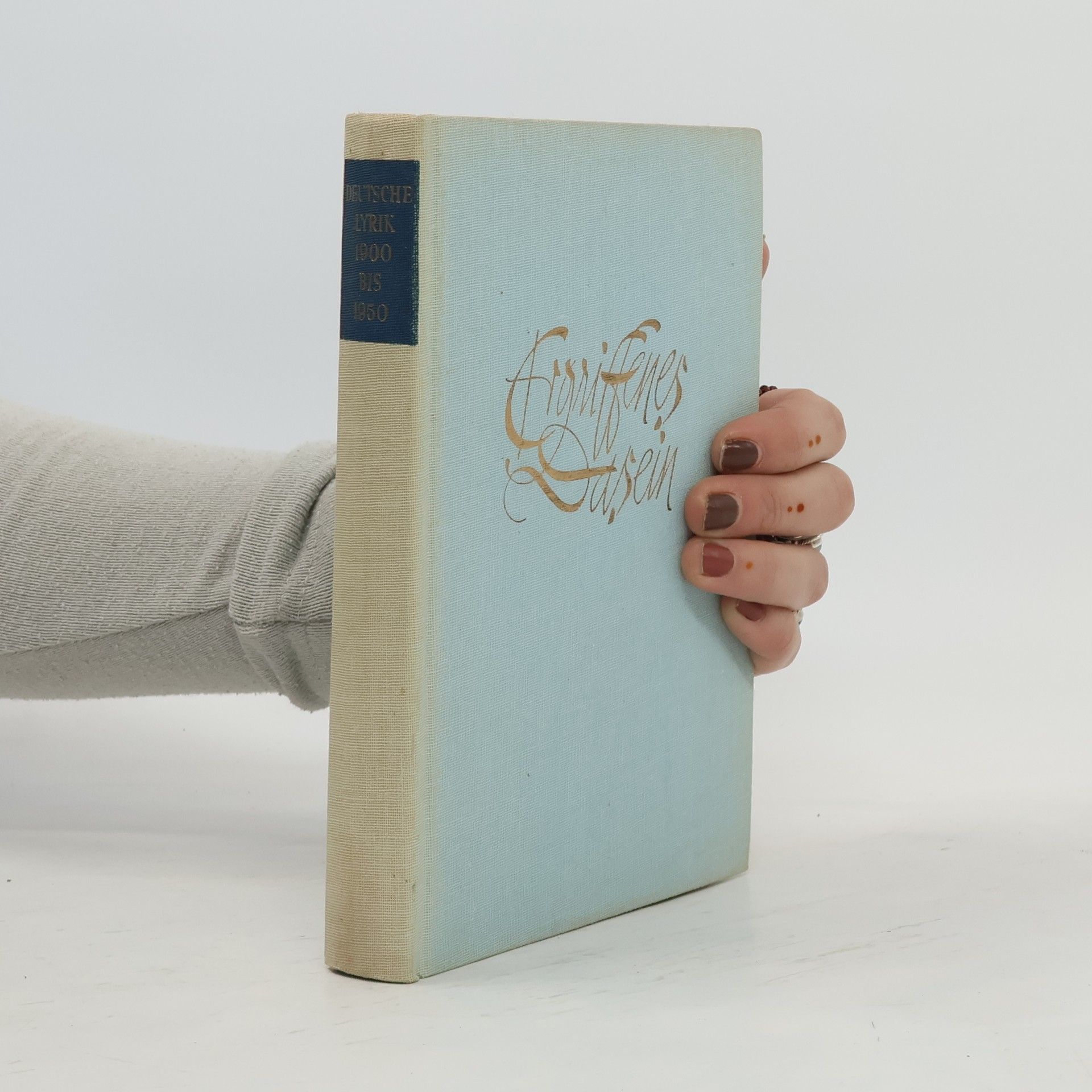 Friedhelm Kemp Ergriffenes Dasein