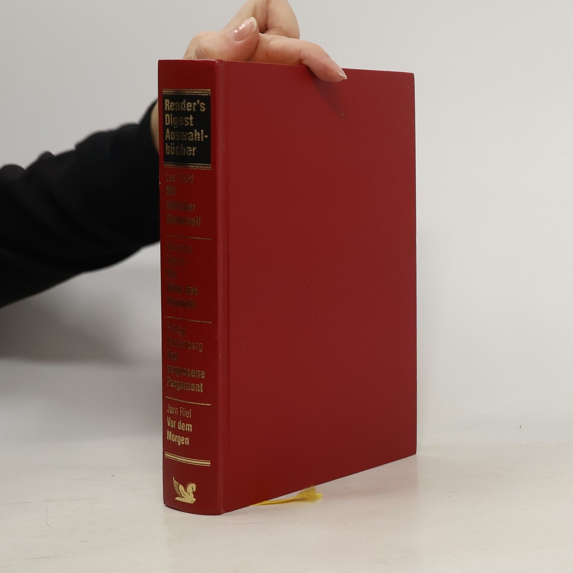 Lee Child Reader's Digest Auswahlbücher. Mit tödlicher Sicherheit. Die Nähe des Himmels. Das vergessene Pergament. Vor dem Morgen