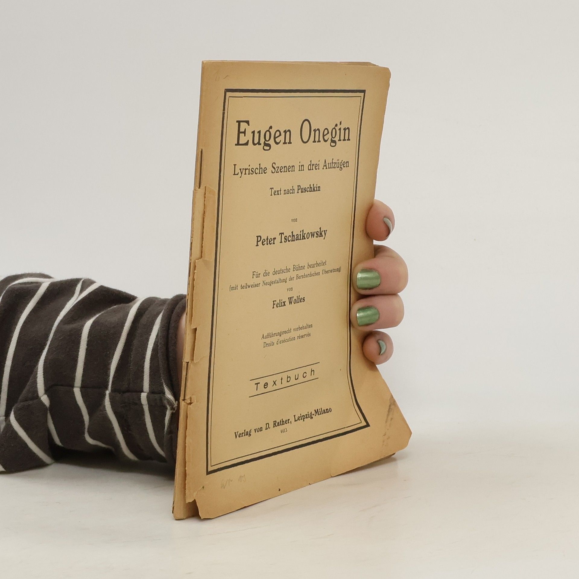 Peter I. Tschaikowski Eugen Onegin