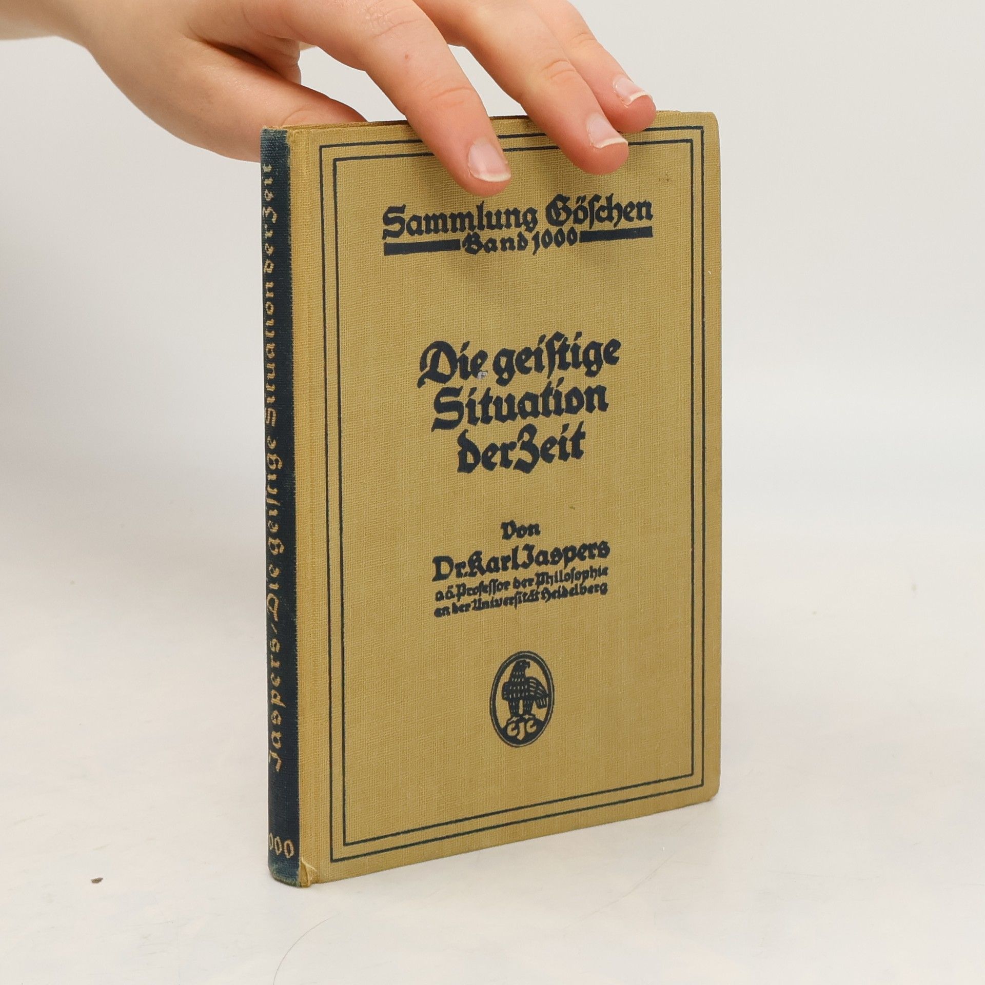 Karl Jaspers Die Geistige Situation Der Zeit