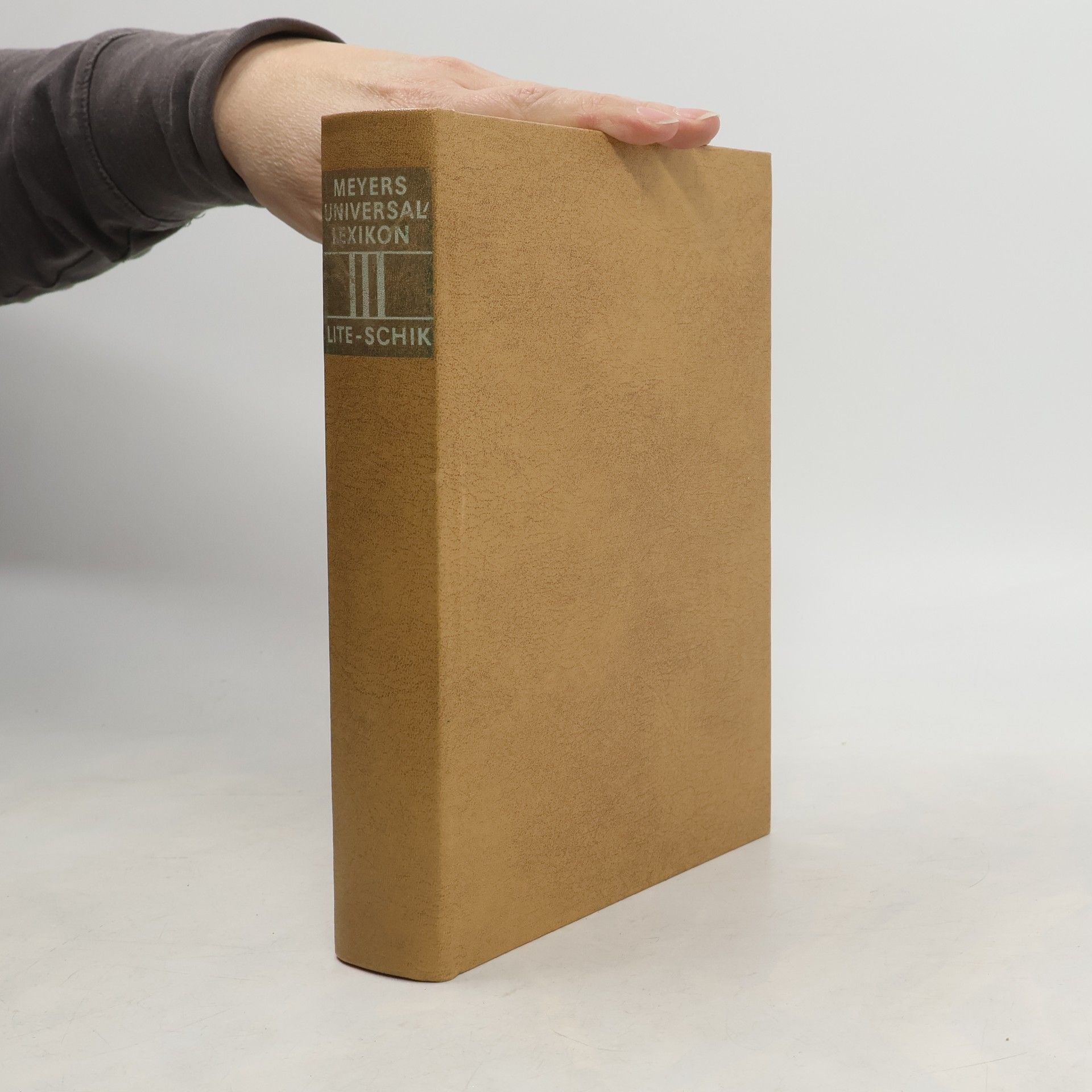Autores varios Meyers Universal Lexikon III. Lite - Schik