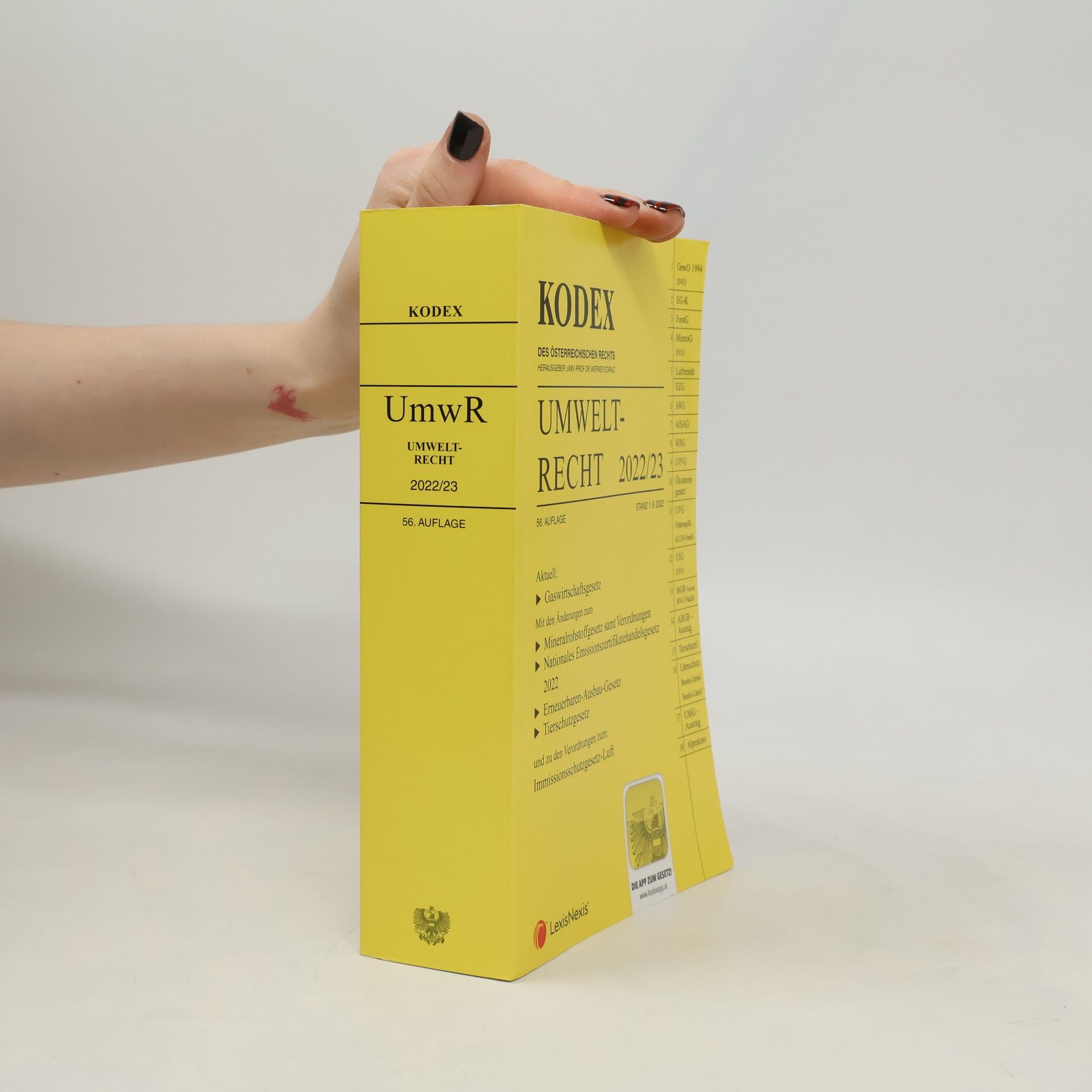 Werner Doralt Kodex Umweltrecht 2022/23 - inkl. App - 56. Auflage