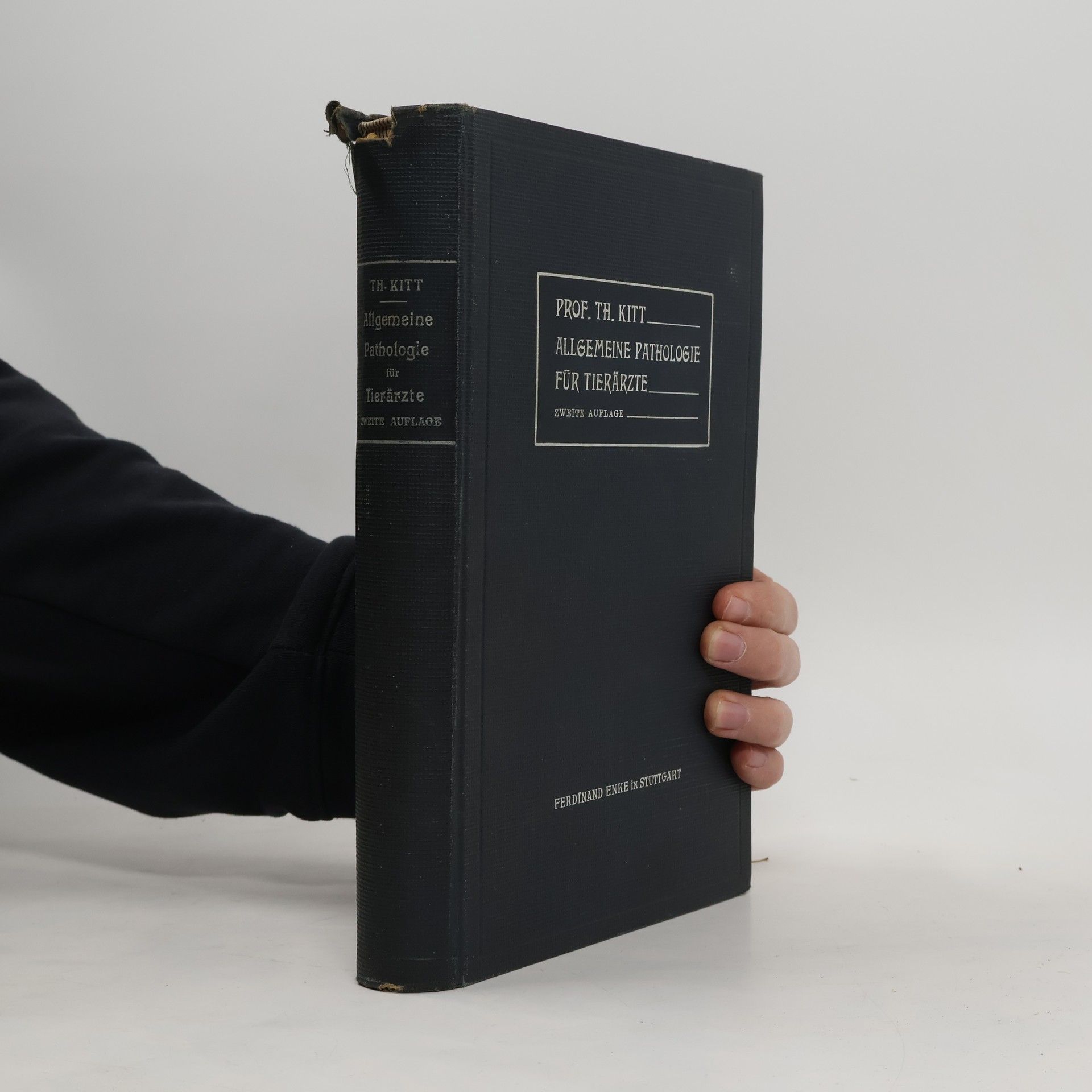 Theodor Kitt Lehrbuch der allgemeinen Pathologie für Tierärzte und Studierende der Tiermedizin