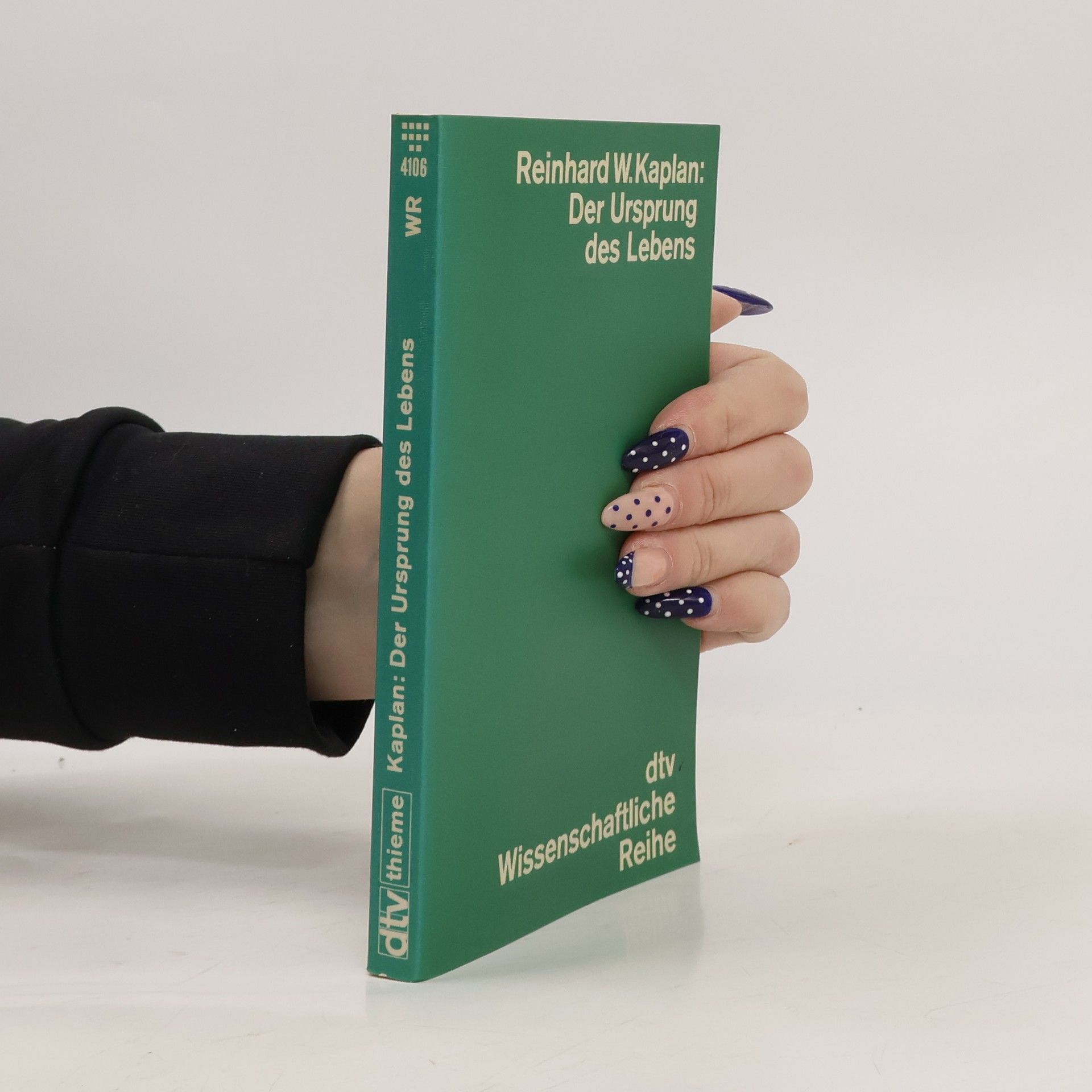 Reinhard W. Kaplan Der Ursprung des Lebens