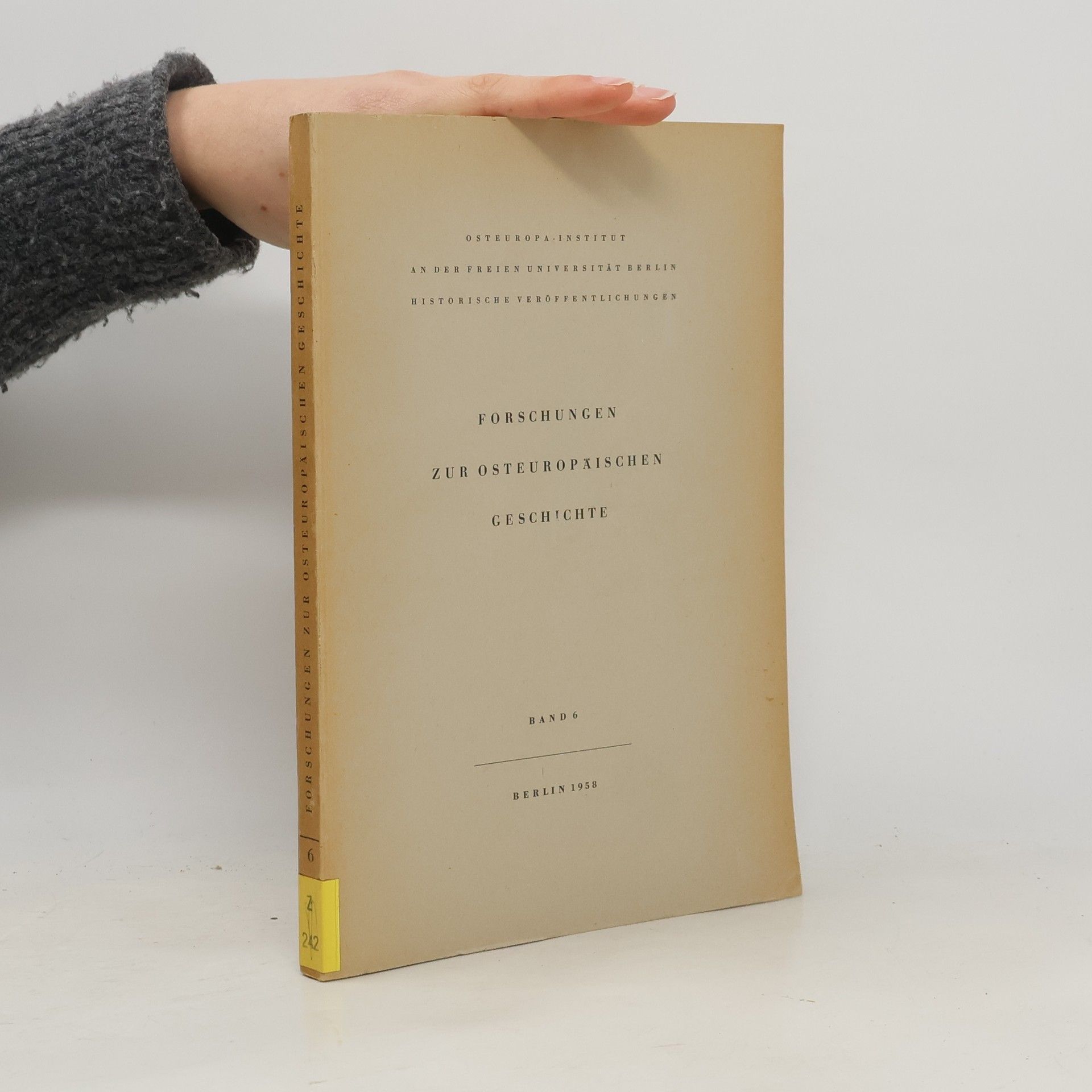 Collectif d'auteurs Forschungen zur osteuropäischen Geschichte 6