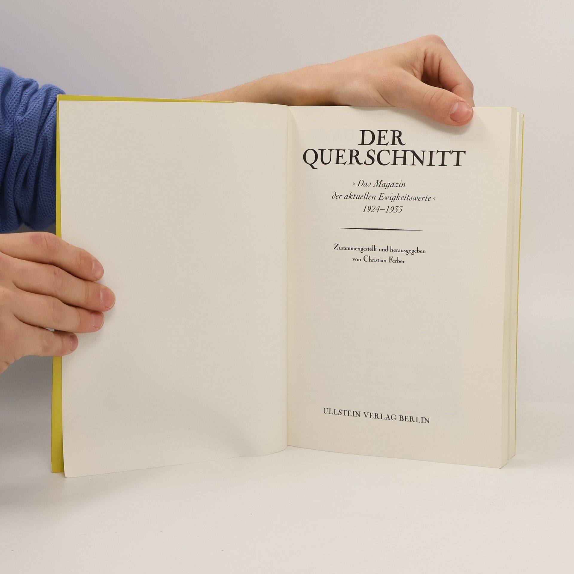Christian Ferber Der Querschnitt