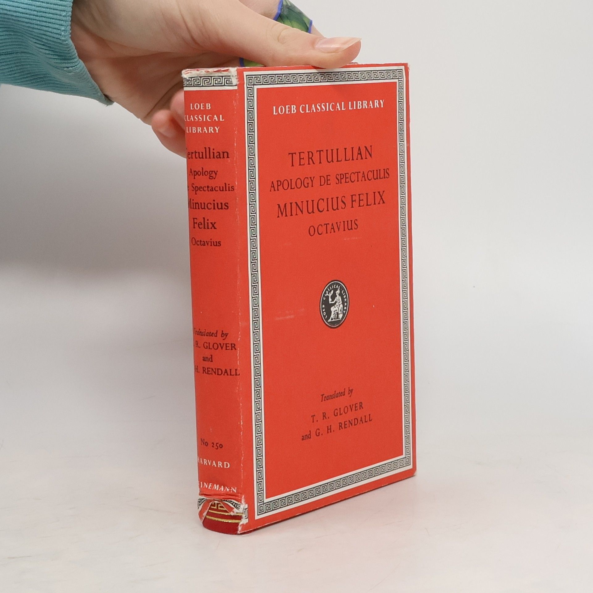 Apology de spectaculis. Minicius Felix. Octavius