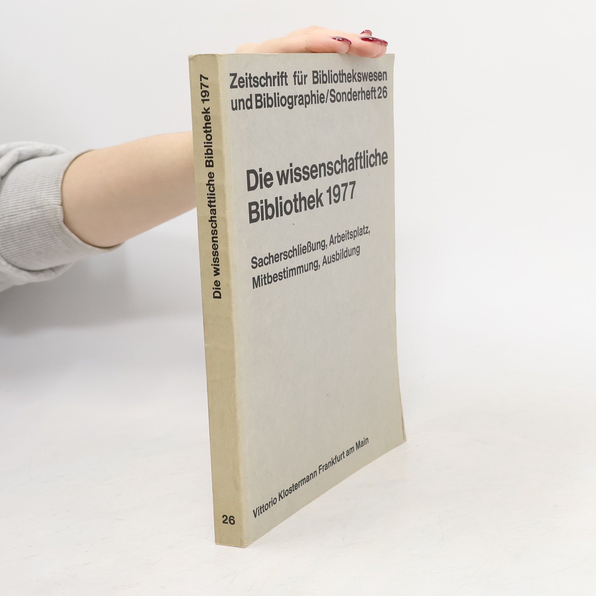 Autores varios Die wissenschaftliche Bibliothek 1977