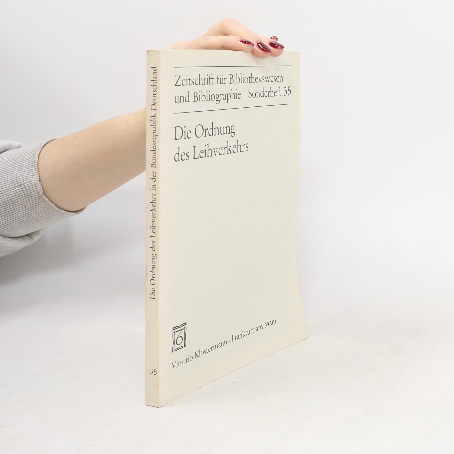 Autores varios Die Ordnung des Leihverkehrs