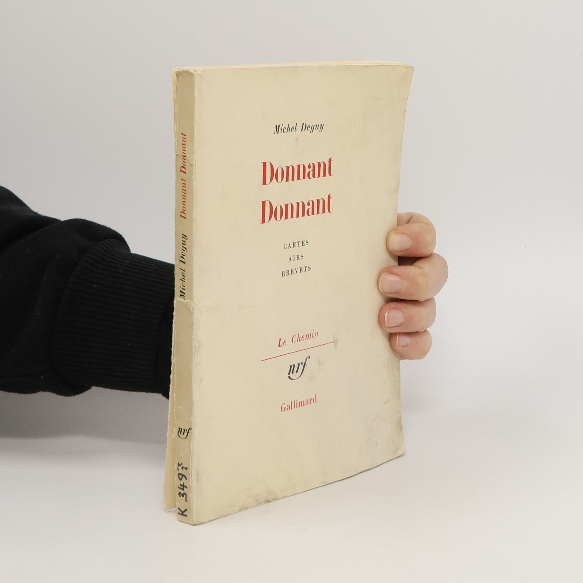 Michel Deguy Donnant Donnant