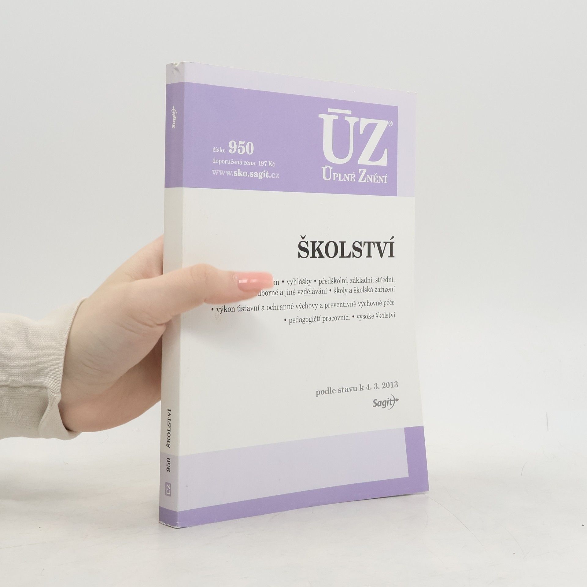 Autores varios Úplné znění 950. Školství