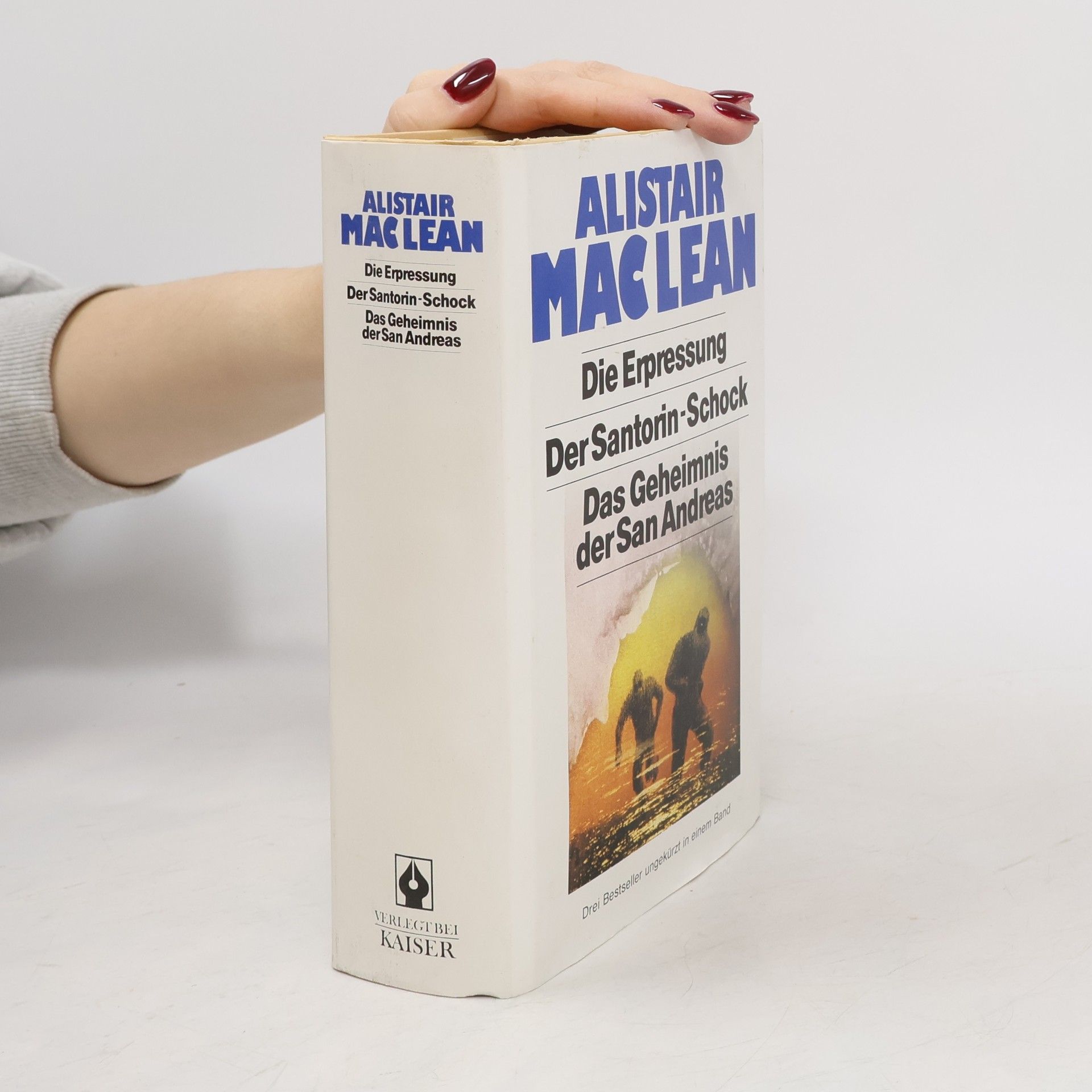 Alistair MacLean Die Erpressung, DerSantorin-Schock, Das Geheimnis der San Andreas