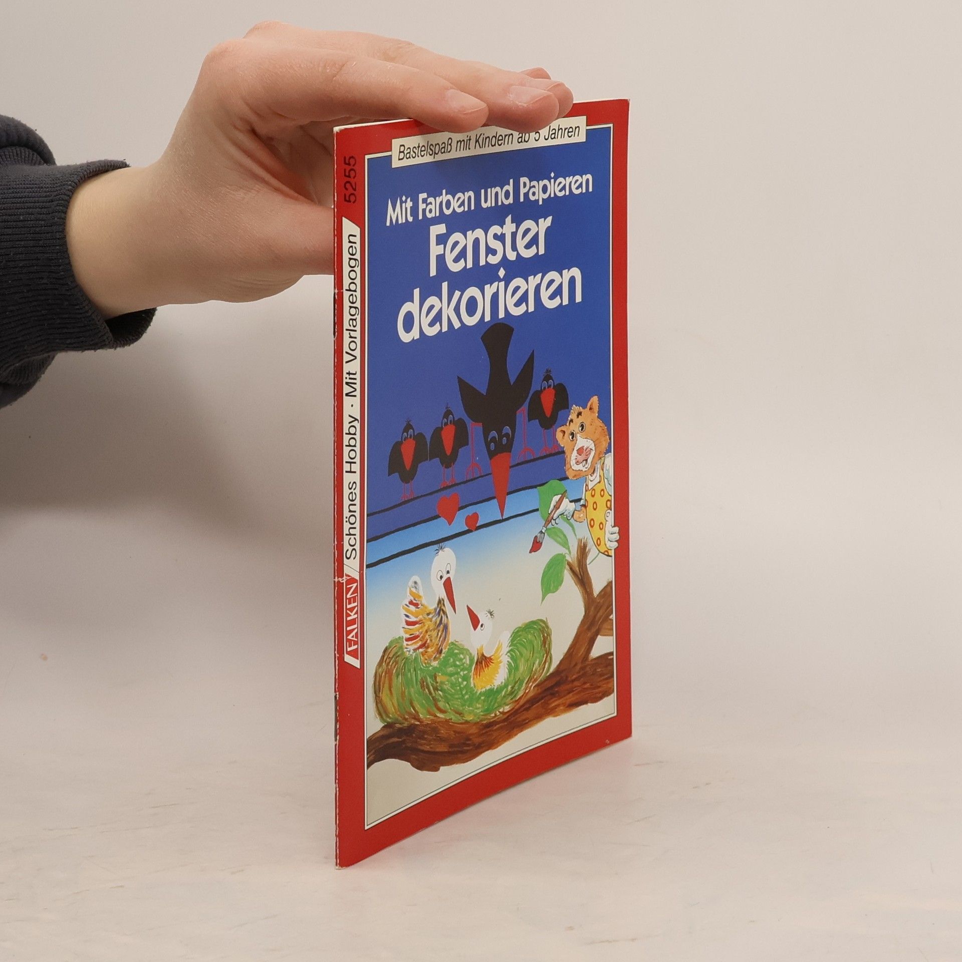 Karin Groß Mit Farben und Papieren Fenster Dekorieren