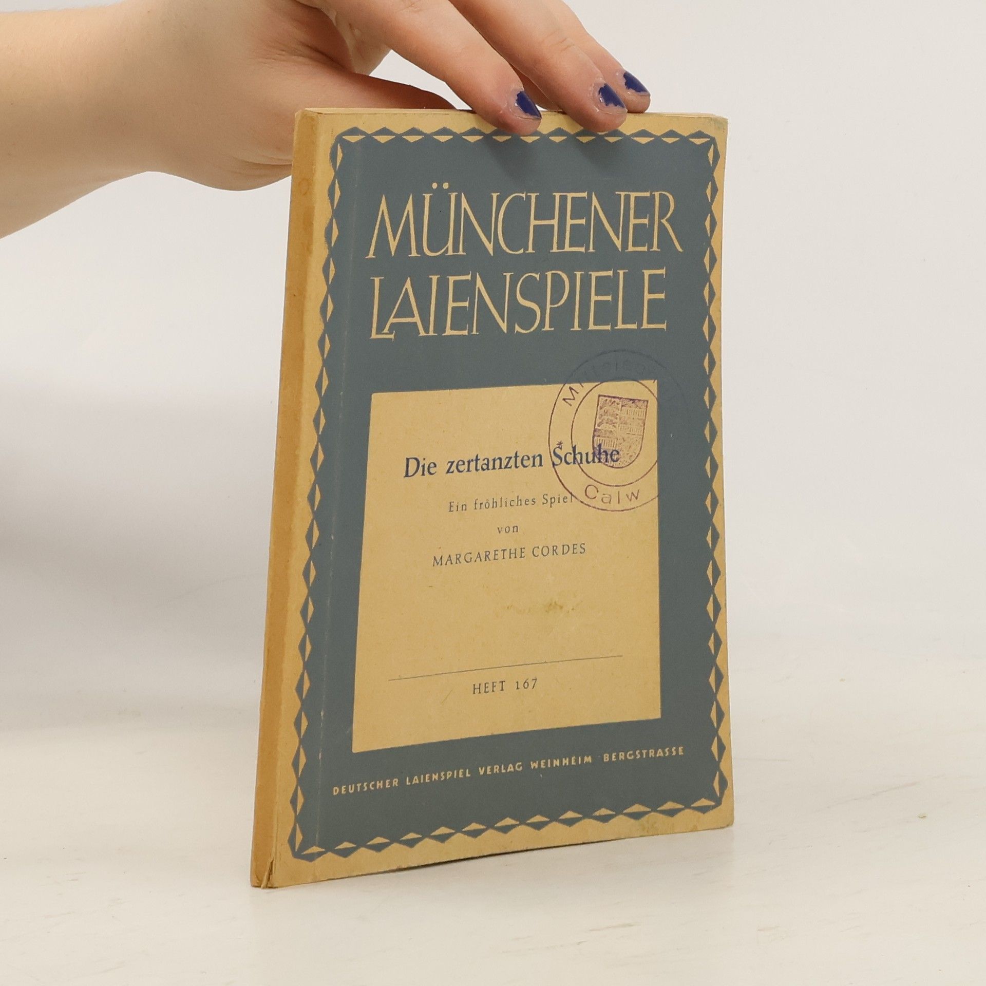 Margarethe Cordes Münchener Laienspiele