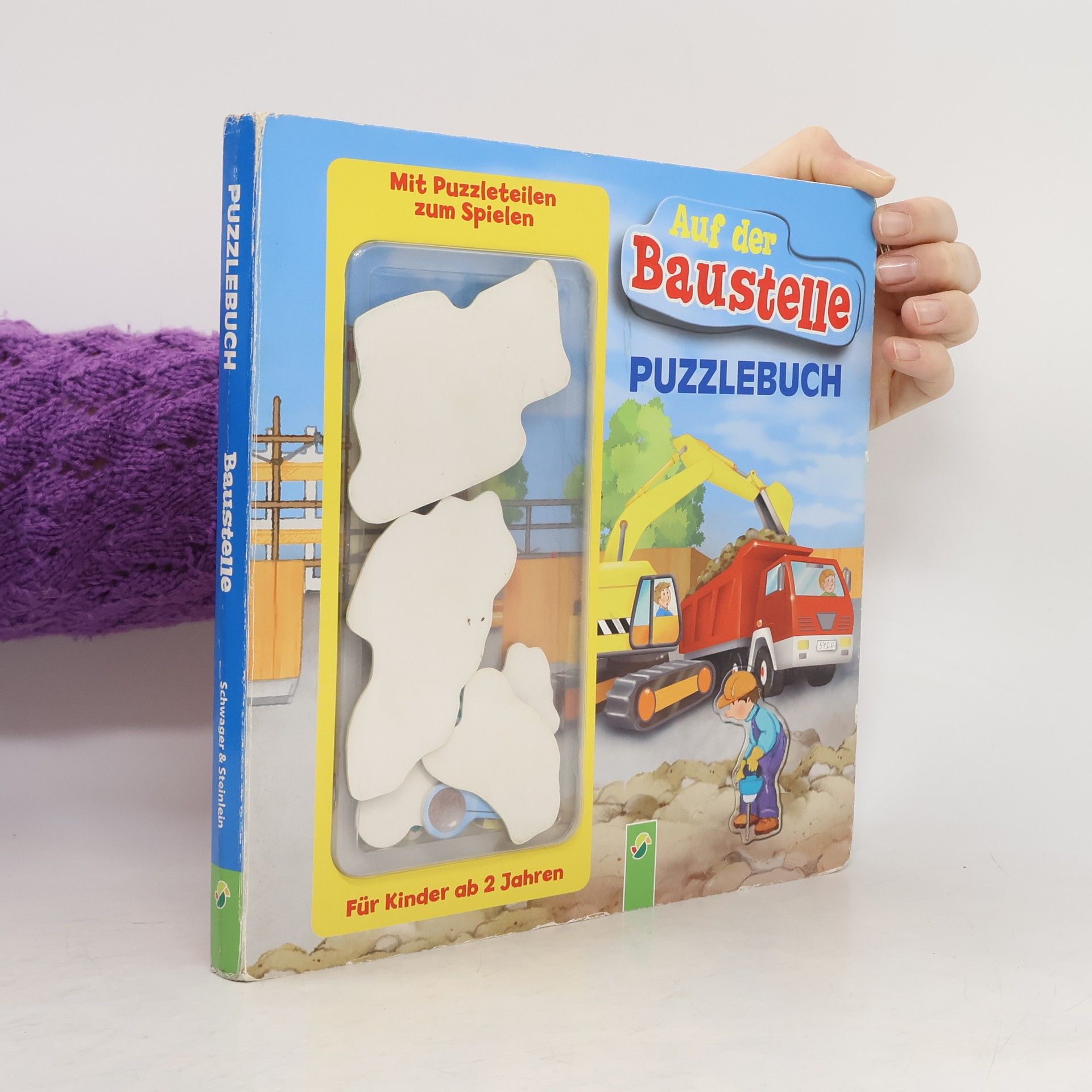 Autores varios Auf der Baustelle Puzzlebuch