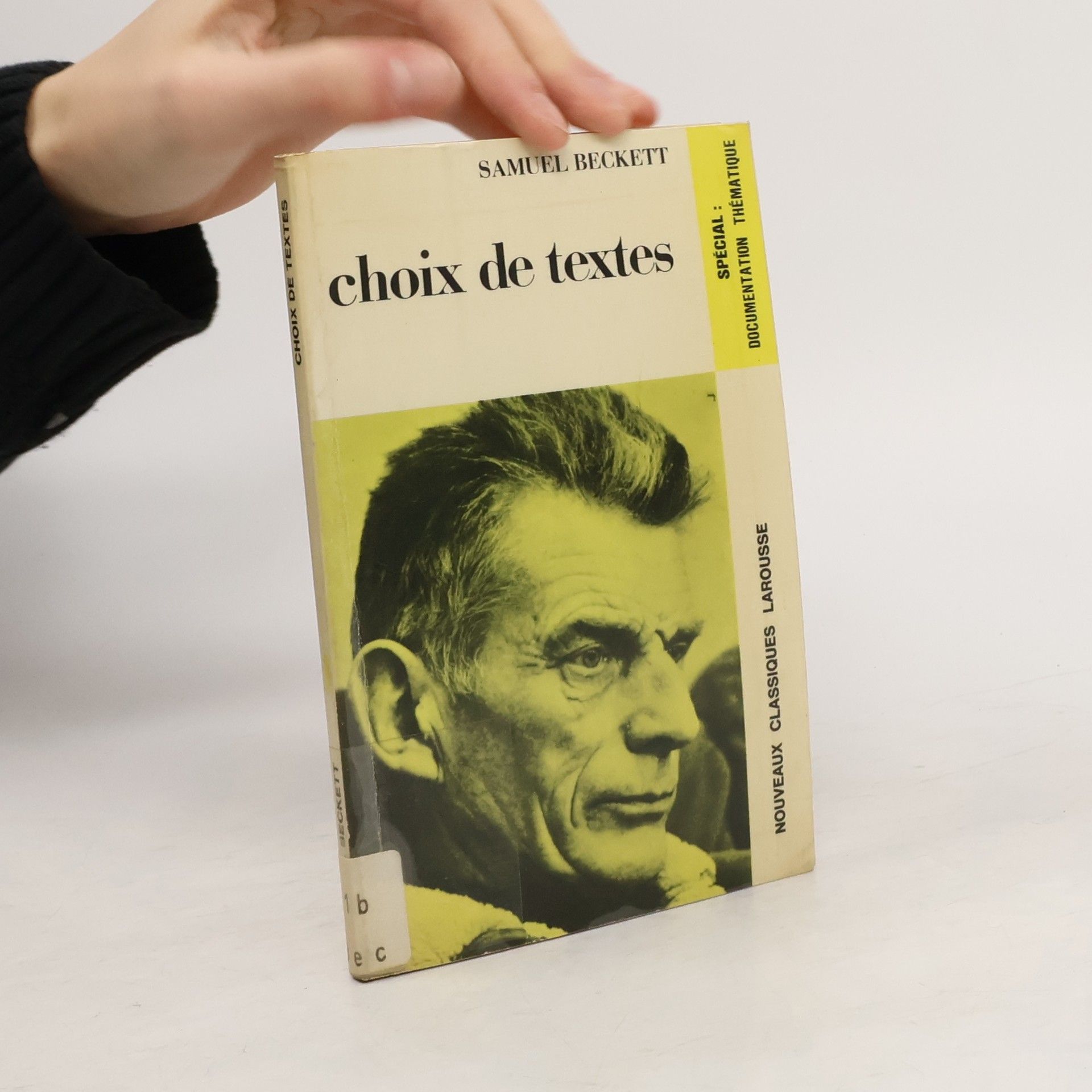 Samuel Beckett Choix de textes