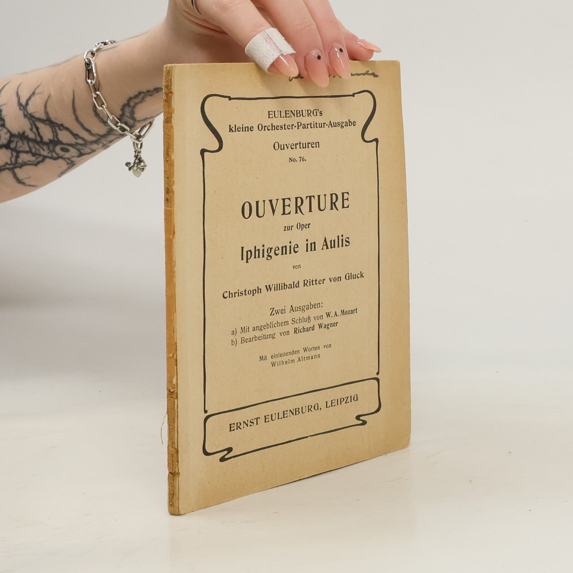 Christoph Willibald von Gluck Ouverture zur Oper Iphigenie in Aulis