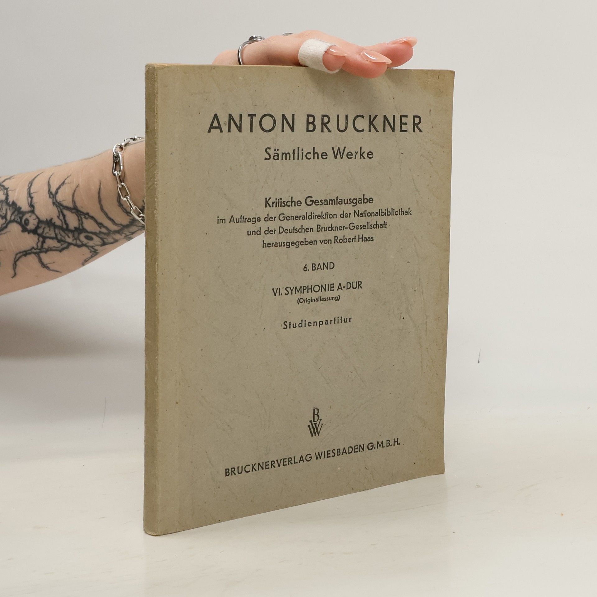 Anton Bruckner Anton Bruckner. Sämtliche Werke. Band 6